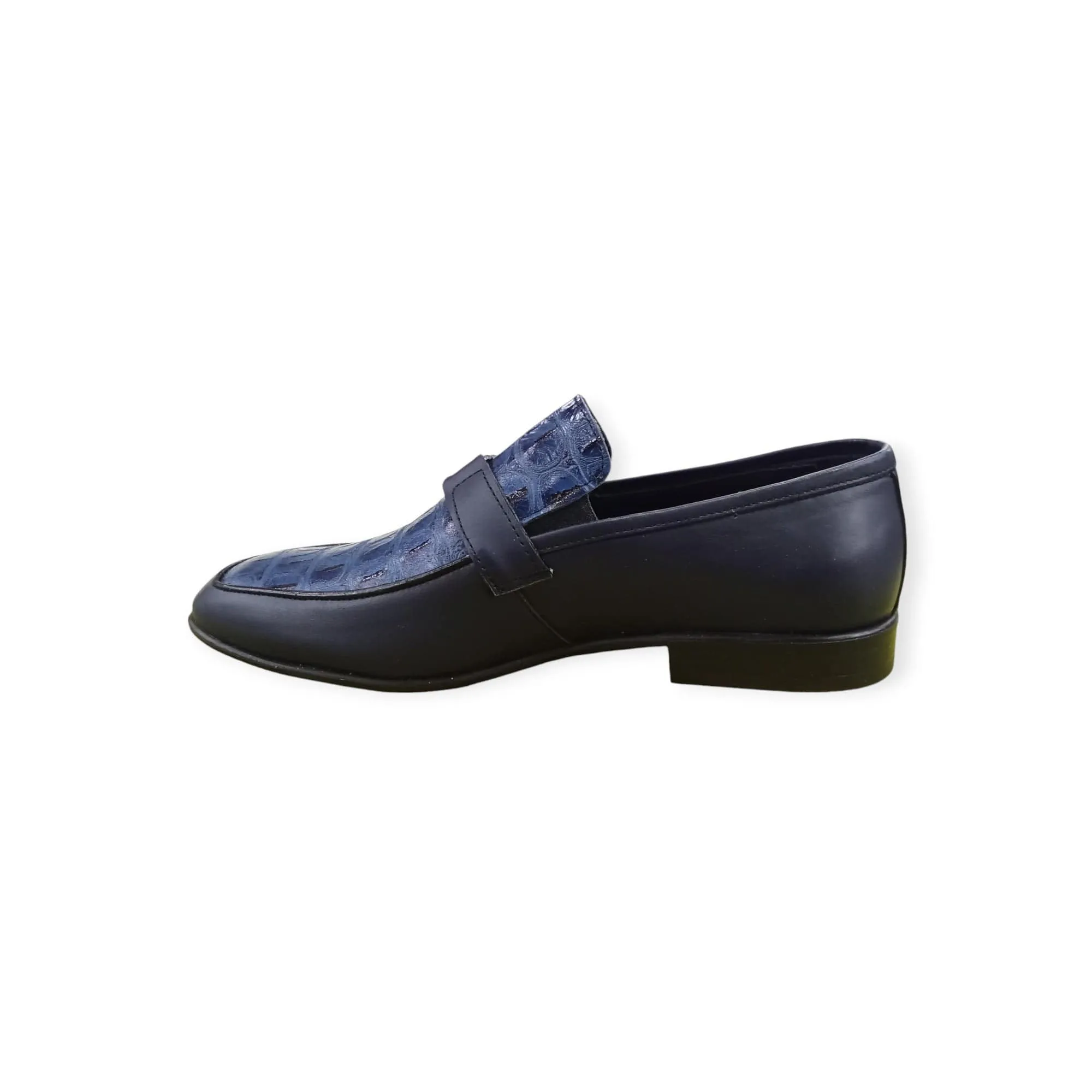 Assente Men's Slip On Shoes Navy