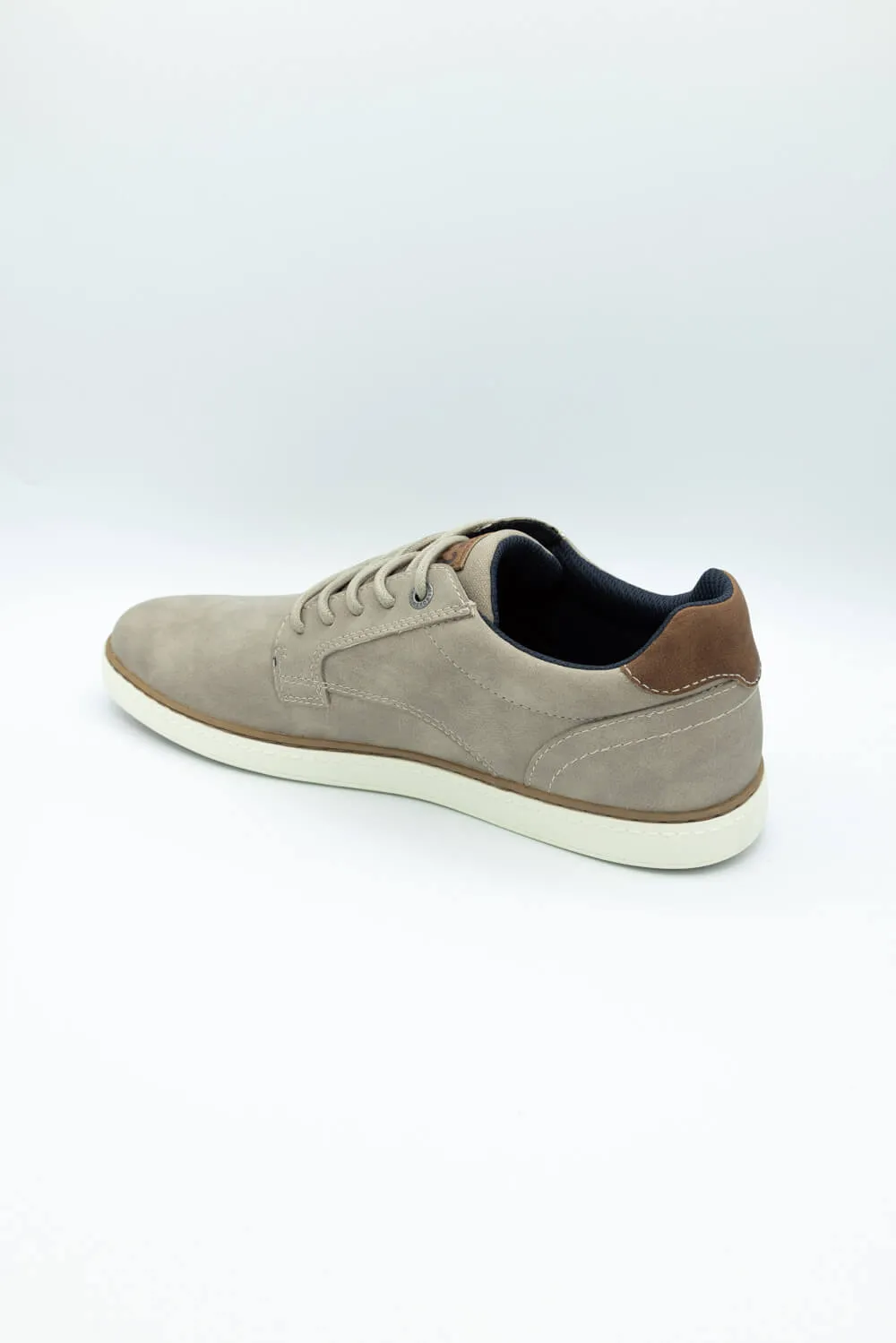 B52 by Bullboxer Lace Up Slip On Shoes for Men in Puddy Grey | 940-A2-8036A-PUDDY