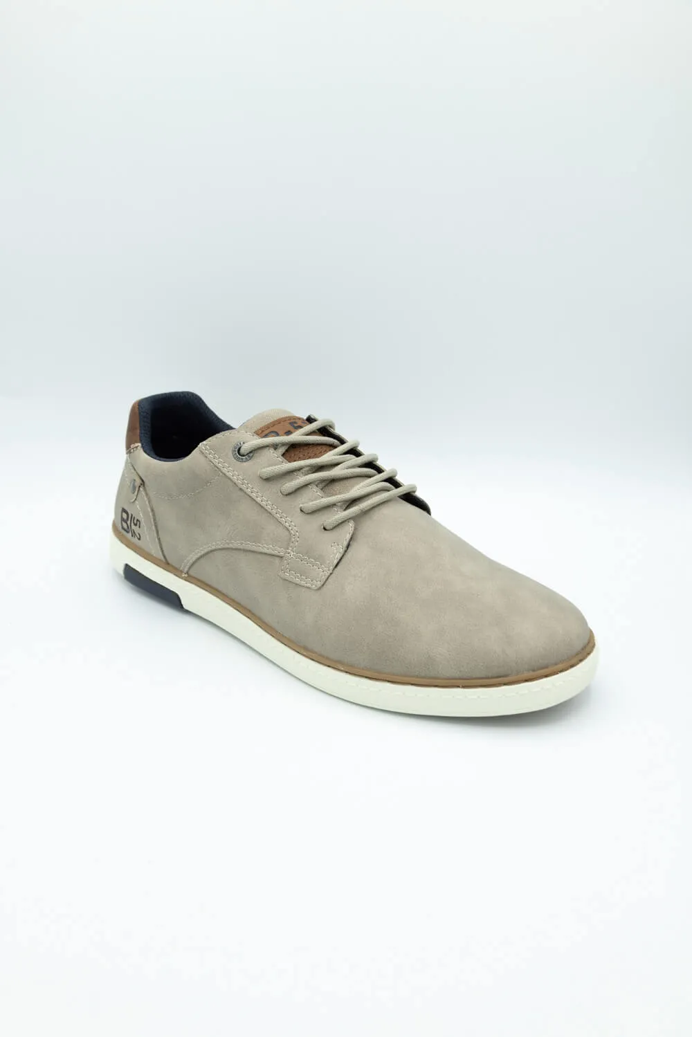 B52 by Bullboxer Lace Up Slip On Shoes for Men in Puddy Grey | 940-A2-8036A-PUDDY