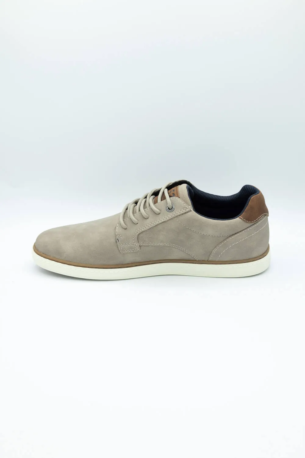 B52 by Bullboxer Lace Up Slip On Shoes for Men in Puddy Grey | 940-A2-8036A-PUDDY
