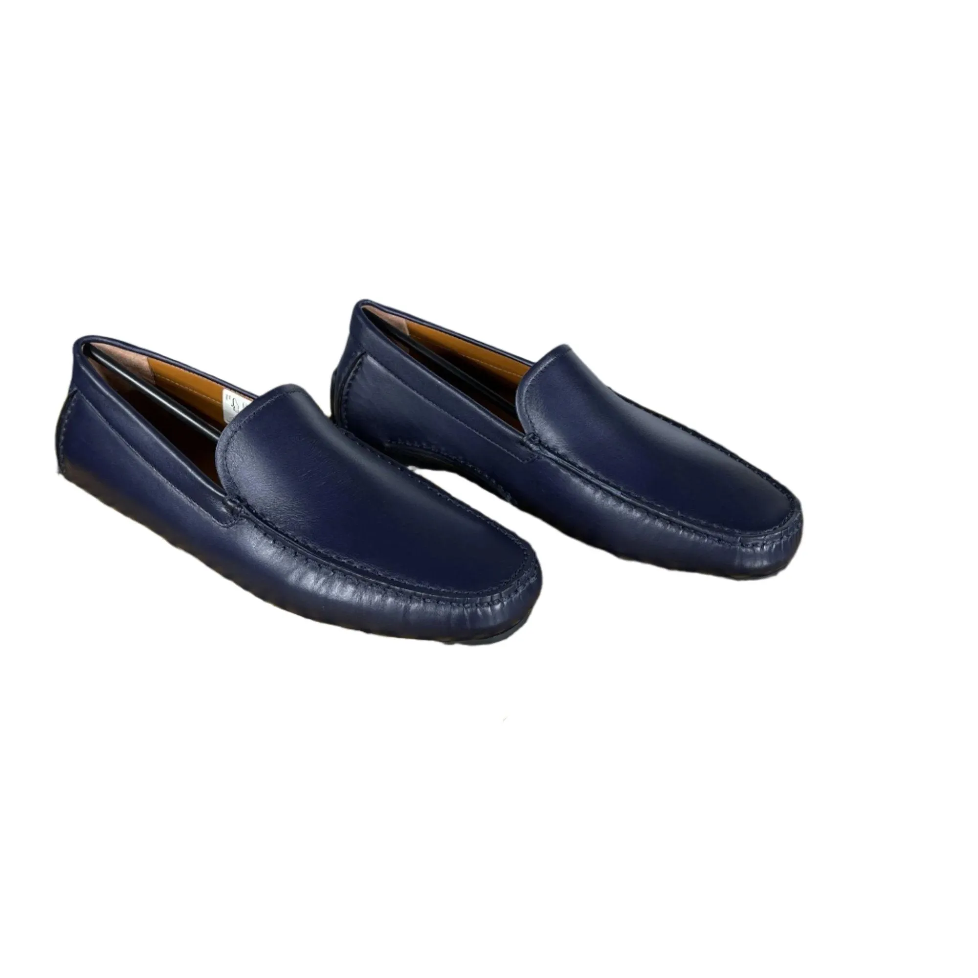 Bally Walton Atlantic Blue Leather Drivers