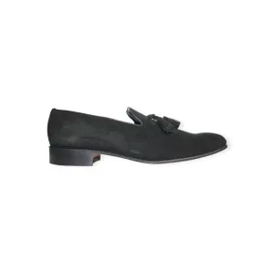 Barker Slip On Suede Black