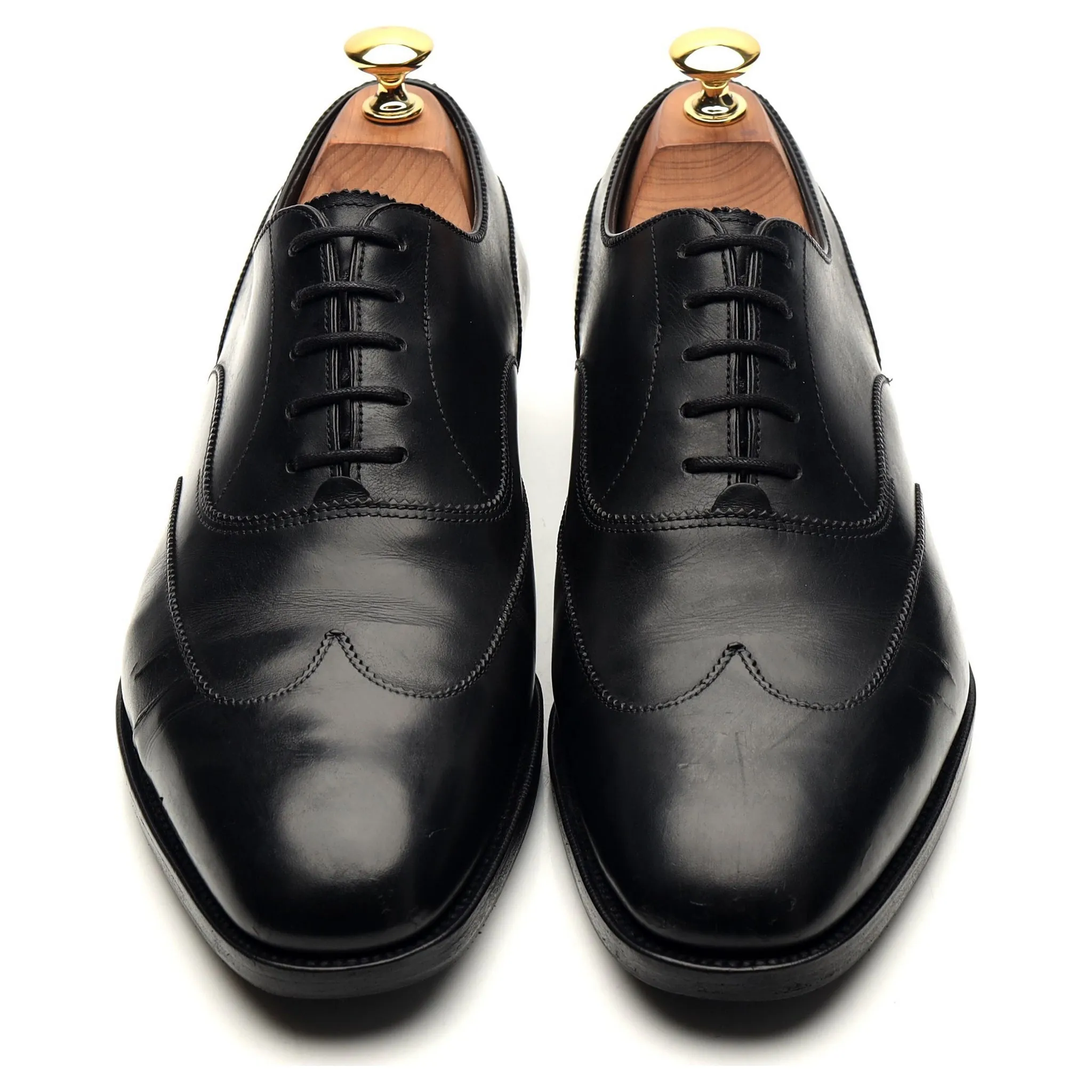 'Beaulieu' Black Leather Oxford UK 7 E