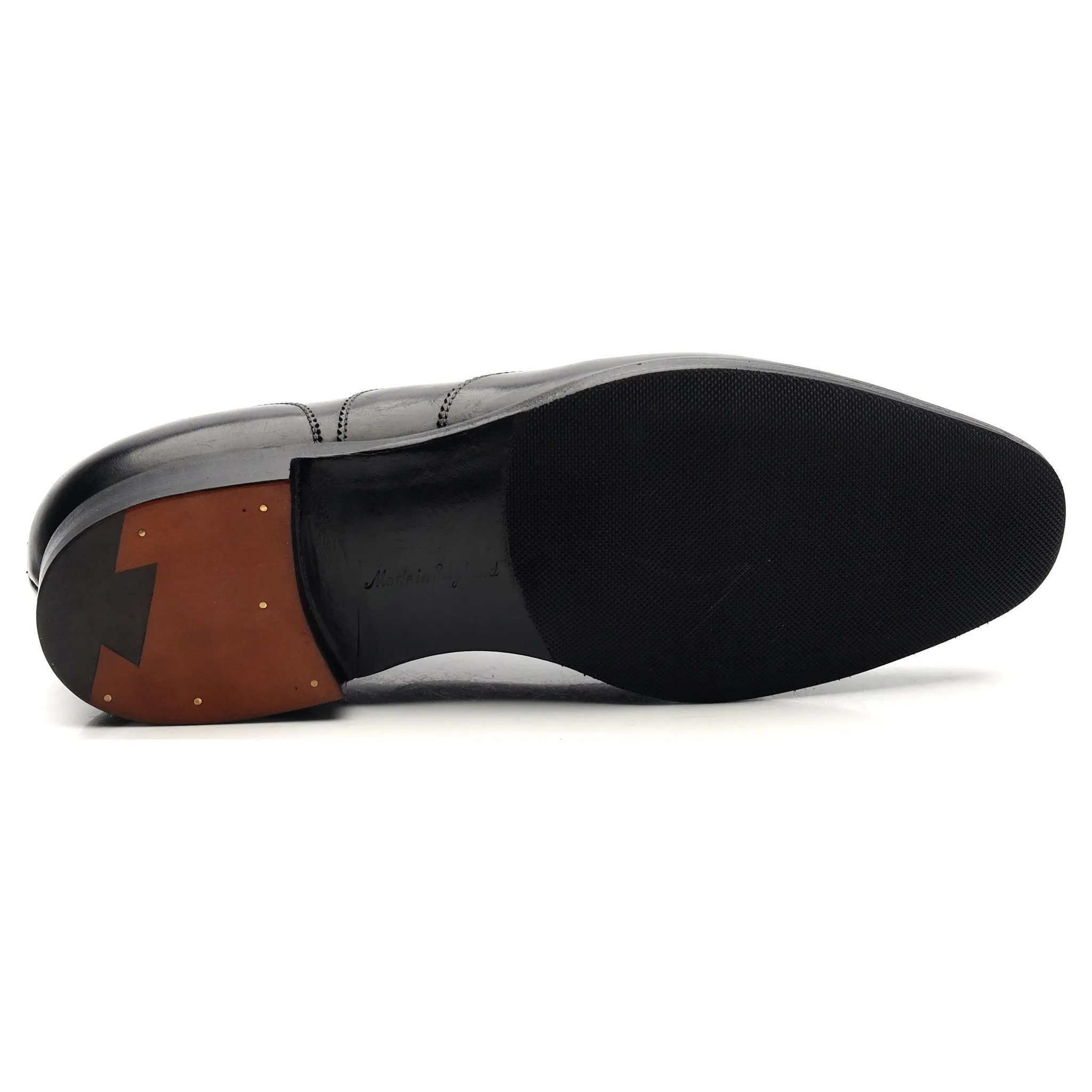 'Beaulieu' Black Leather Oxford UK 7 E