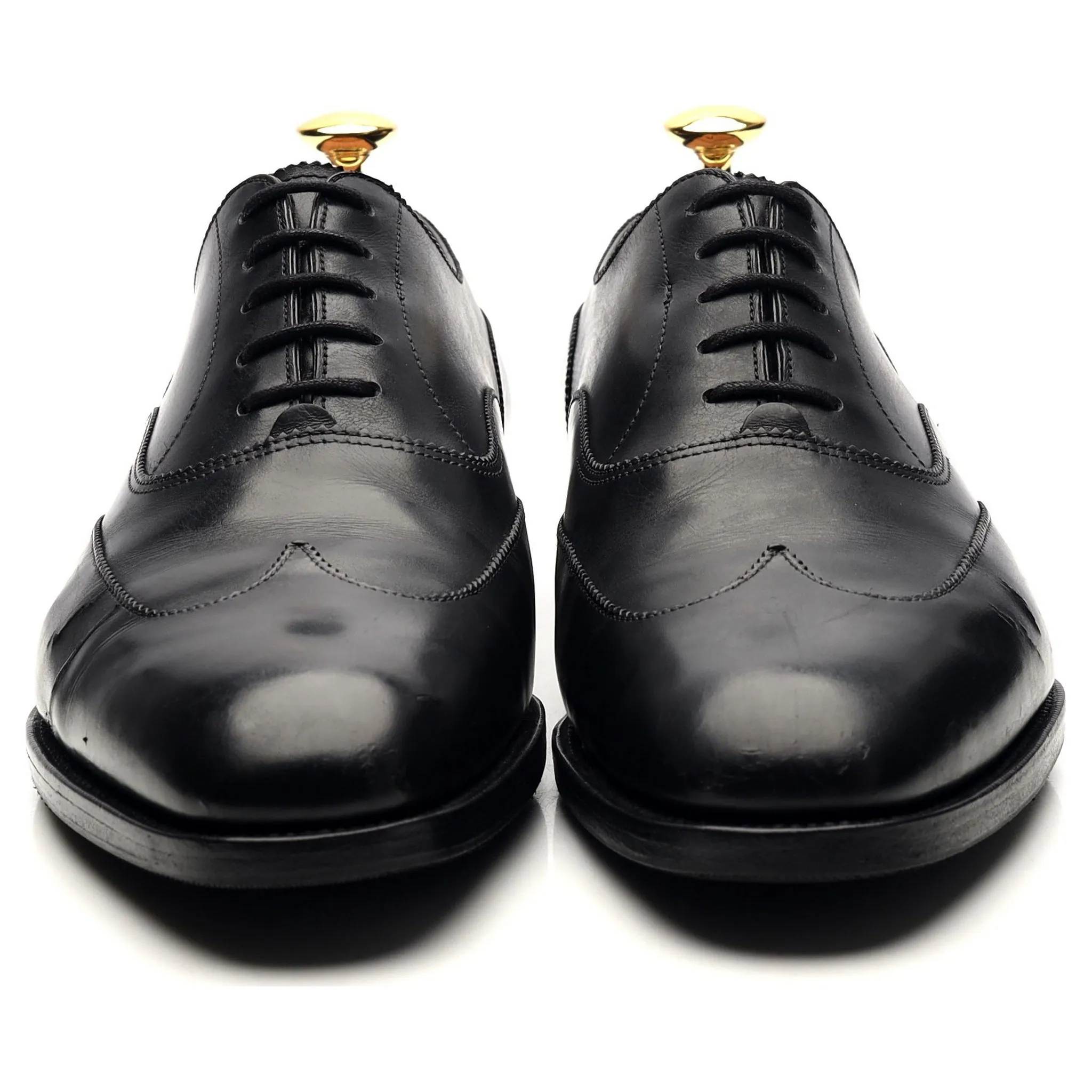 'Beaulieu' Black Leather Oxford UK 7 E