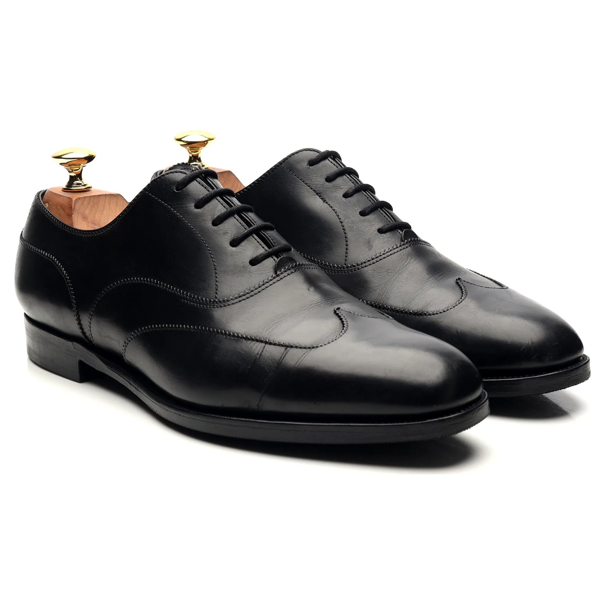 'Beaulieu' Black Leather Oxford UK 7 E