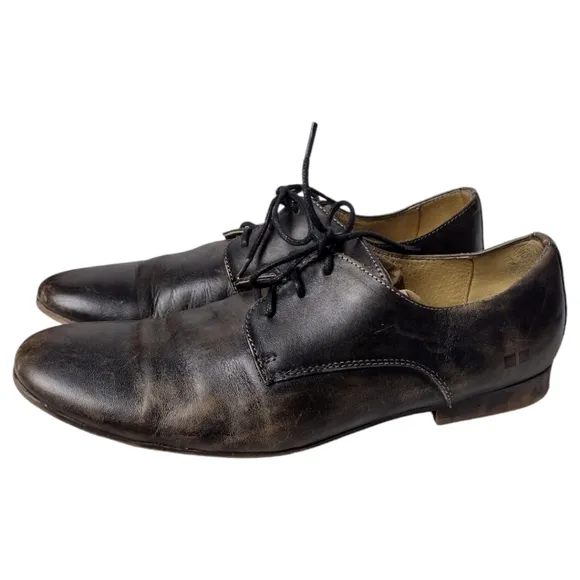 Bed Stu Newman Distressed Leather Oxford