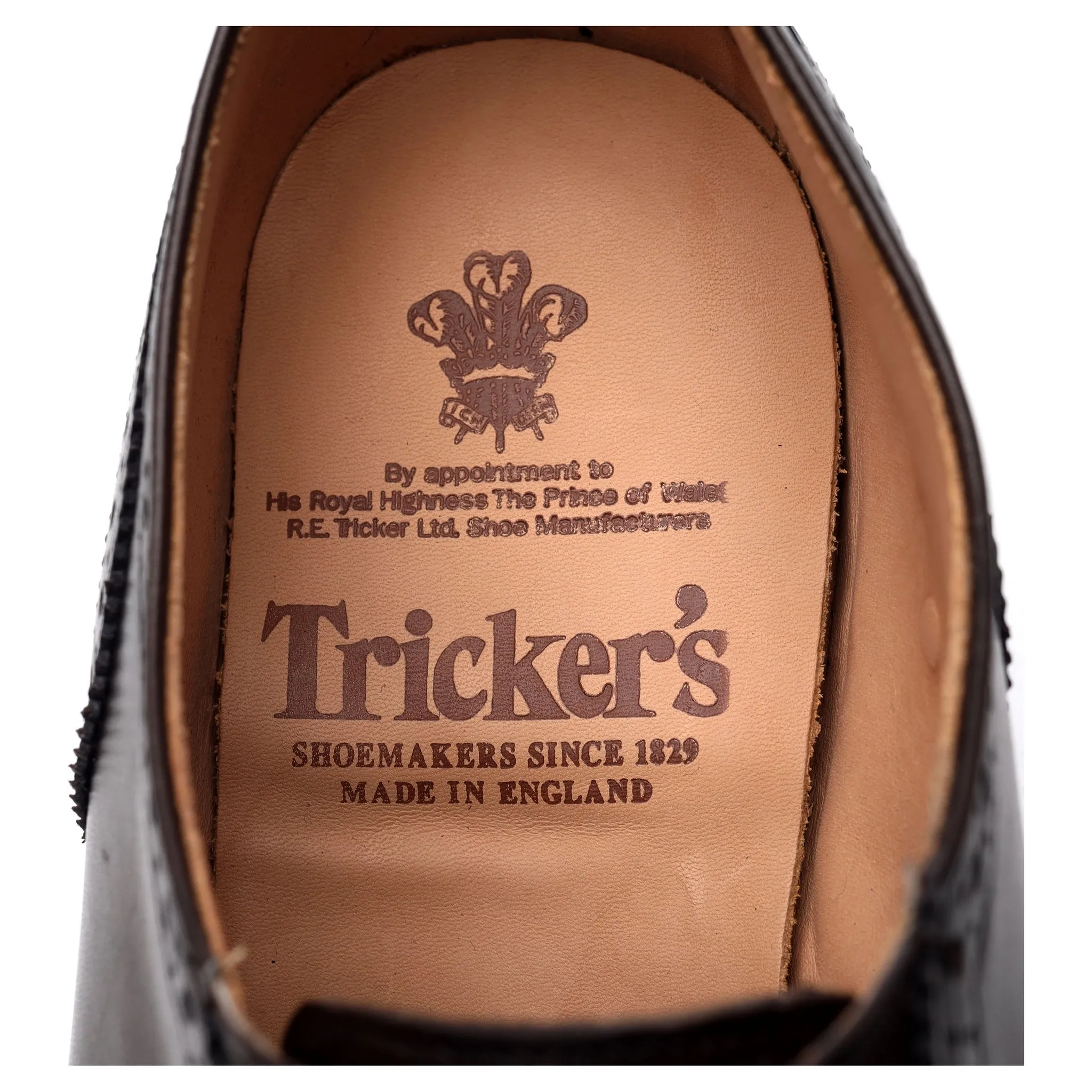 'Belgrave' Dark Brown Leather Oxford Brogue UK 7.5