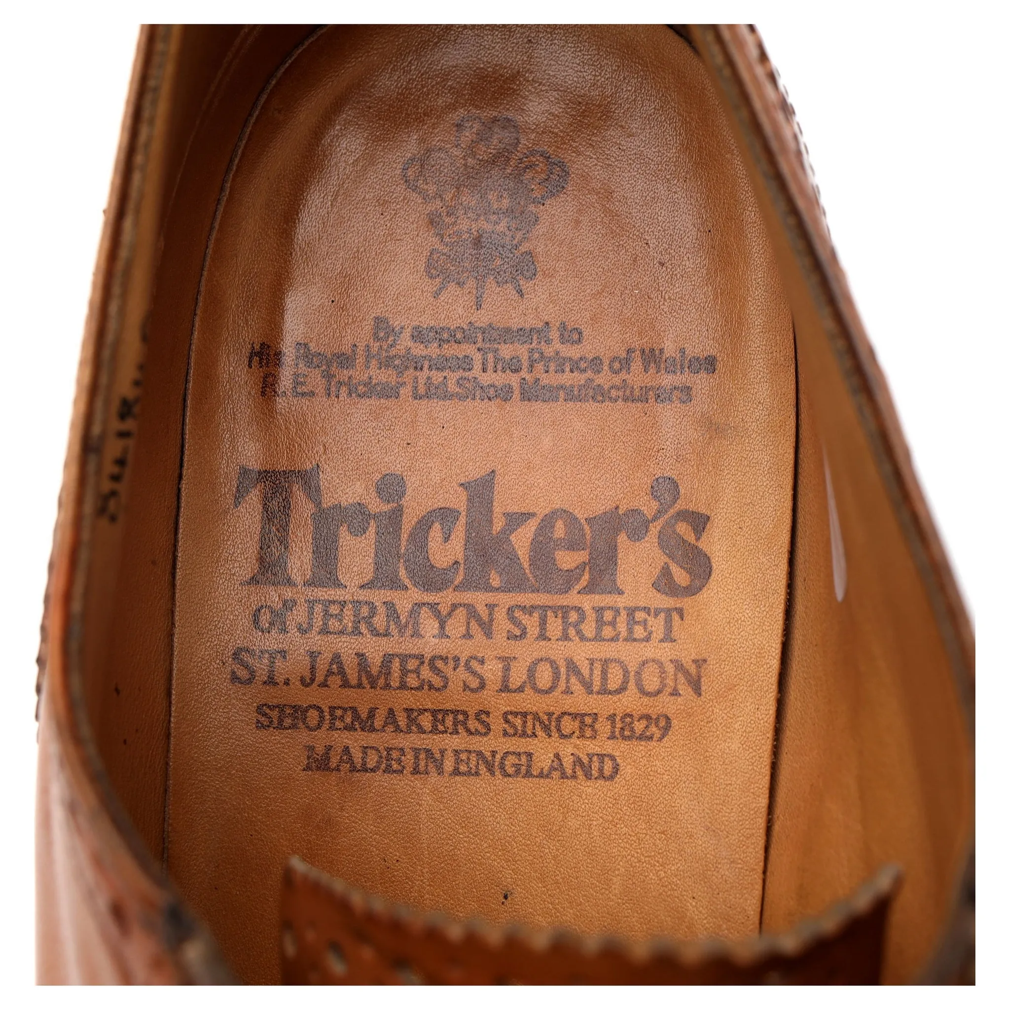 'Belgrave' Tan Brown Leather Oxford UK 8