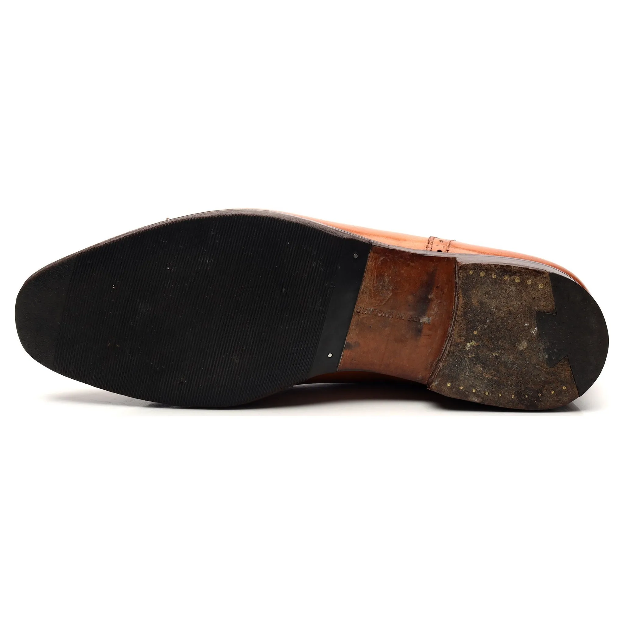 'Belgrave' Tan Brown Leather Oxford UK 8