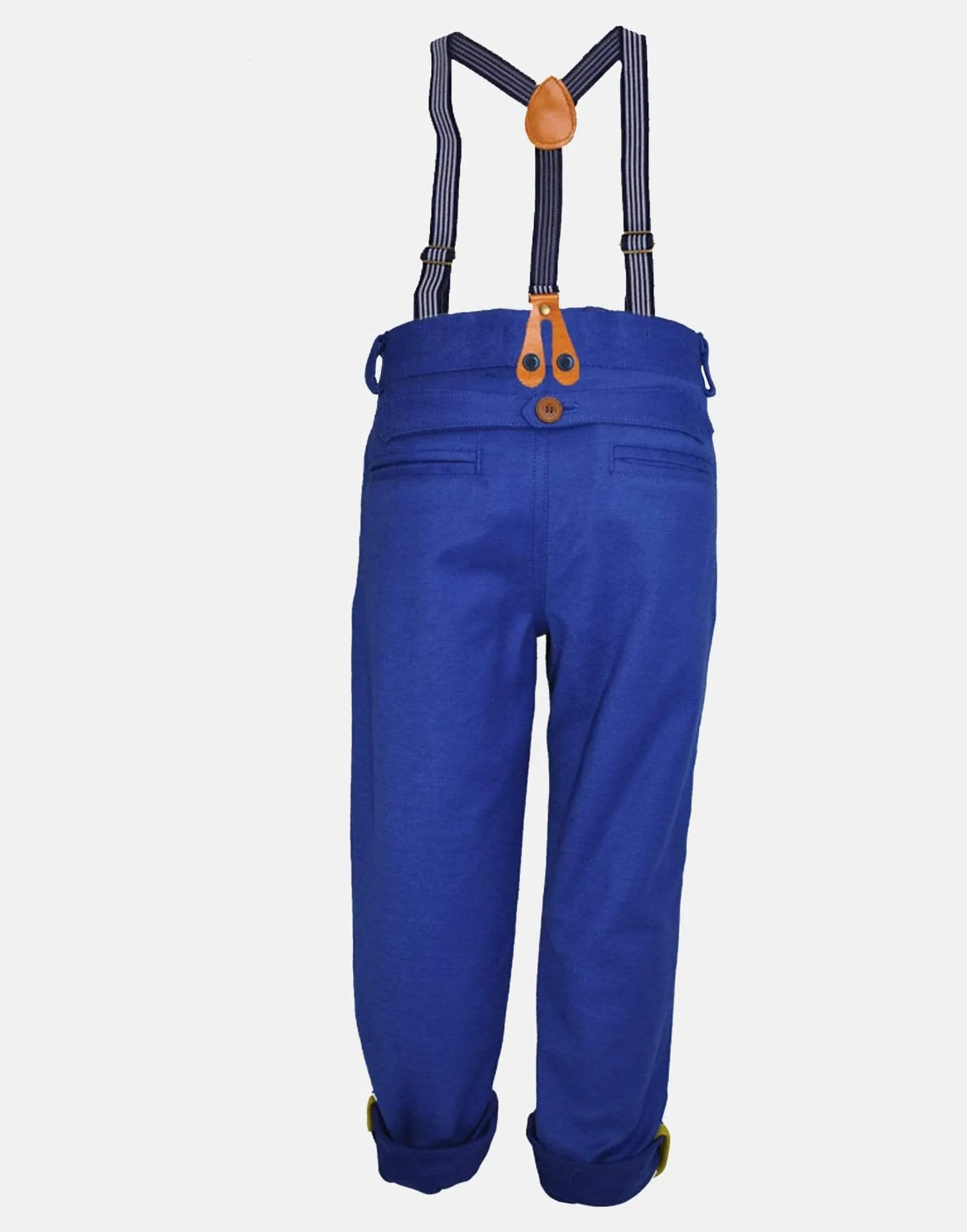 Bertie: Cobalt trouser with braces