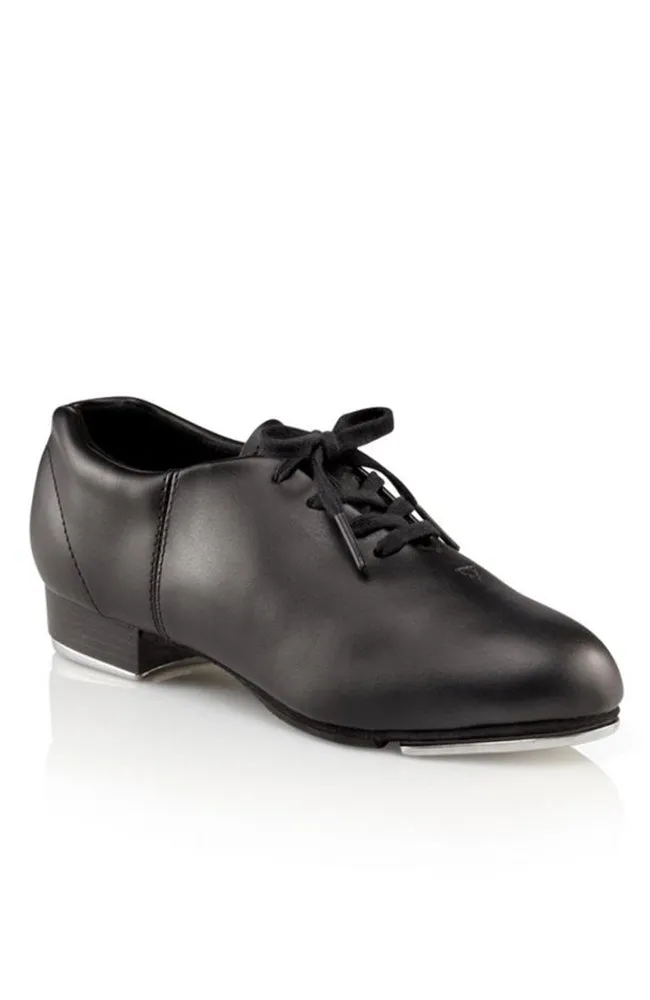 Black Lace Up Fluid Tap Shoes - Child