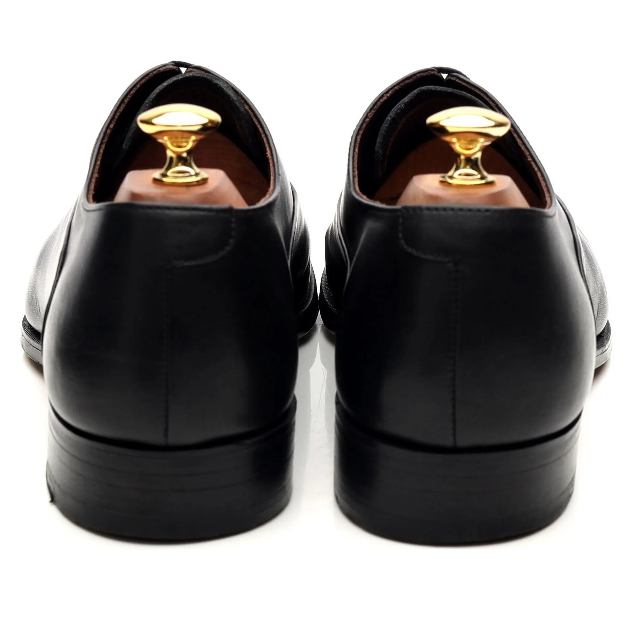 Black Leather Oxford UK 8 F