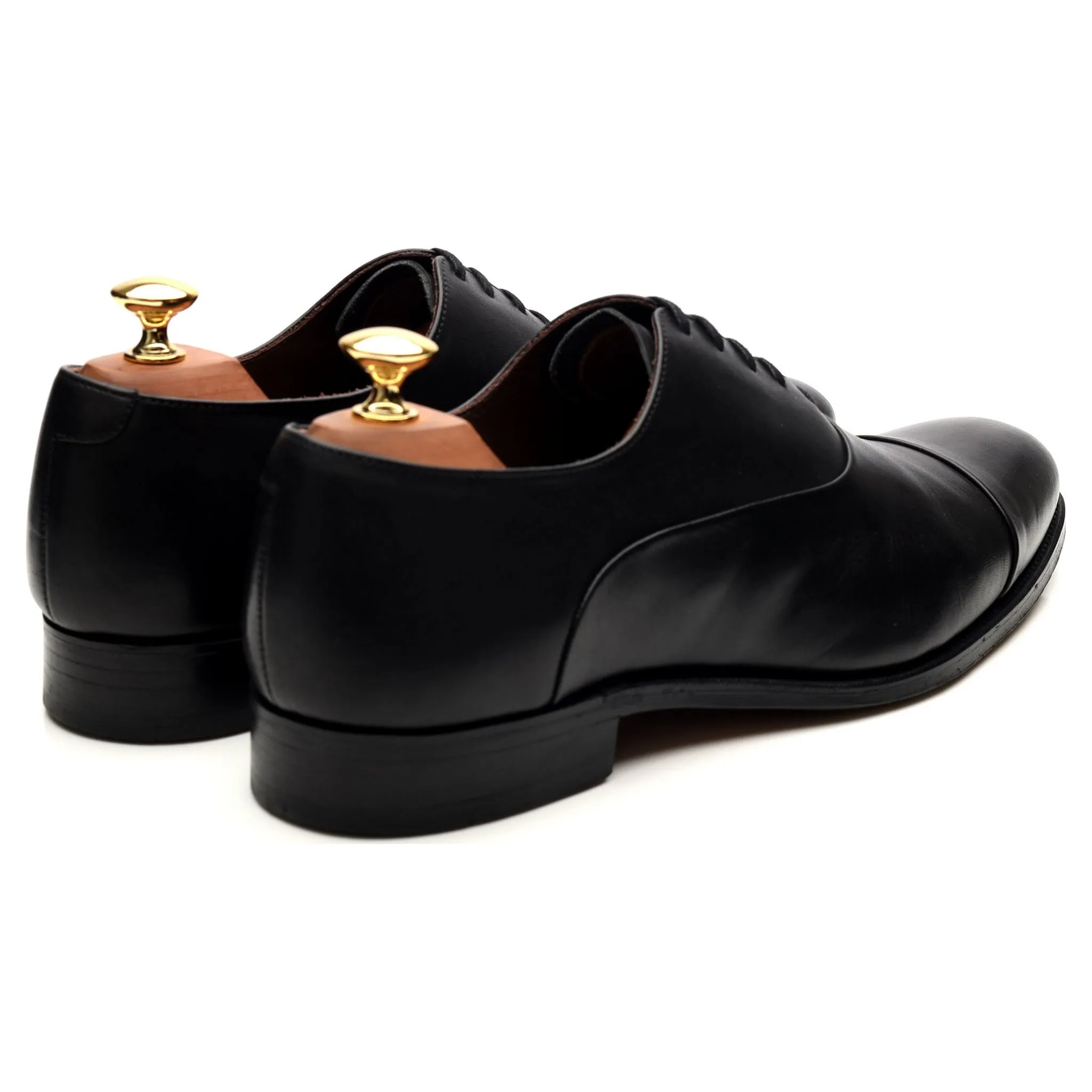 Black Leather Oxford UK 8 F