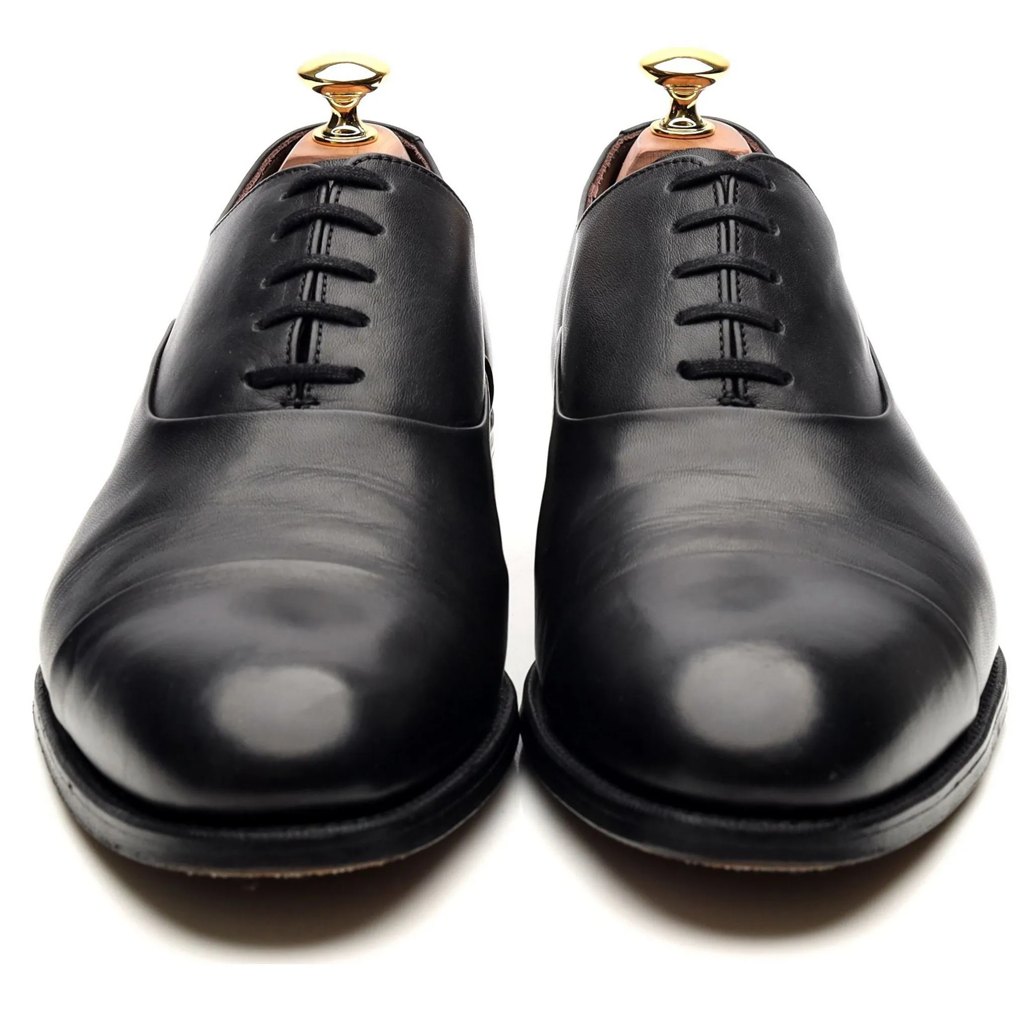 Black Leather Oxford UK 8 F