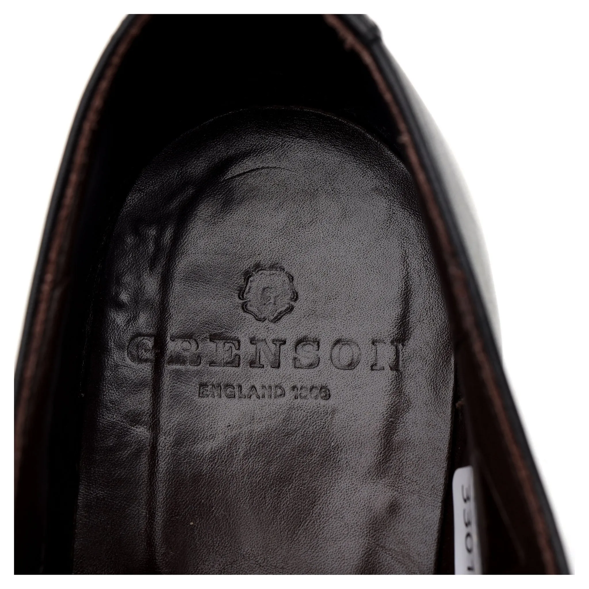 Black Leather Oxford UK 8 F