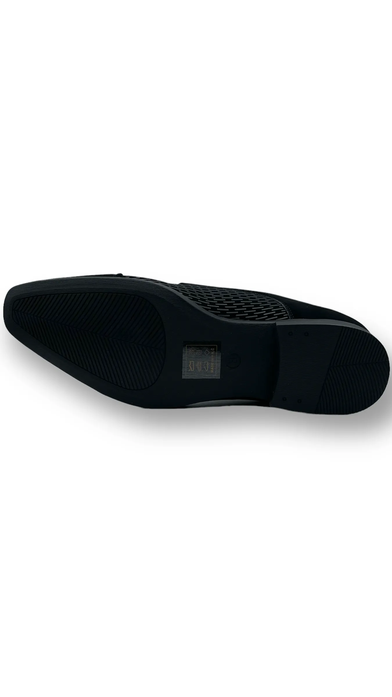 Black Oxford Suede Shoes