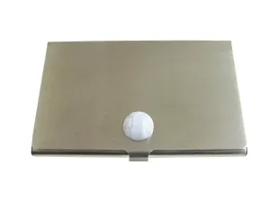 Blue Lace Agate Business Card Holder