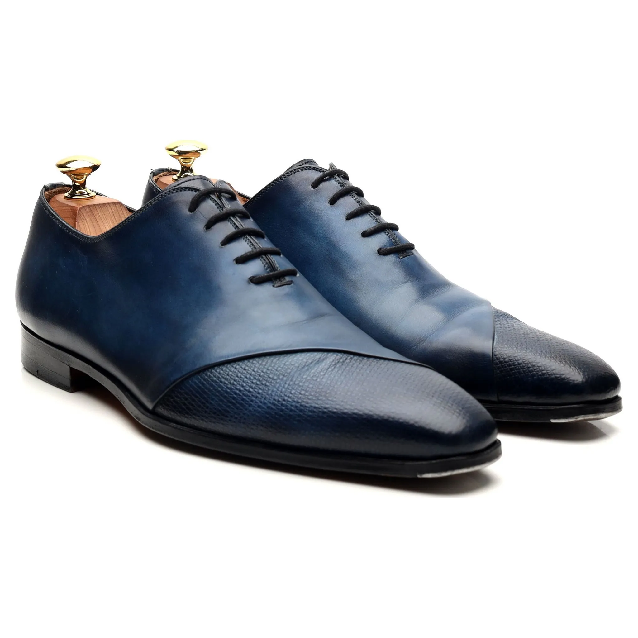 Blue Leather Oxford UK 7.5 EU 41.5