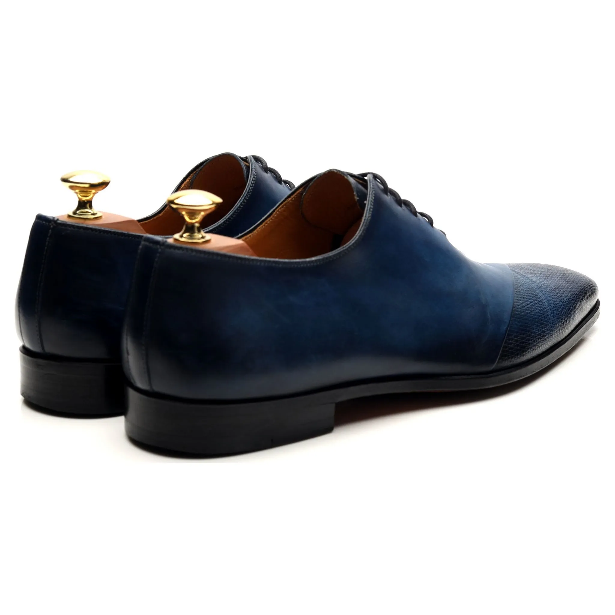 Blue Leather Oxford UK 7.5 EU 41.5