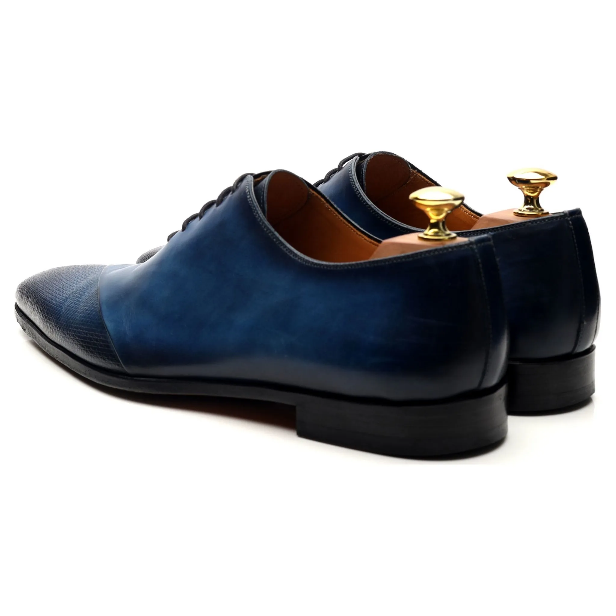 Blue Leather Oxford UK 7.5 EU 41.5