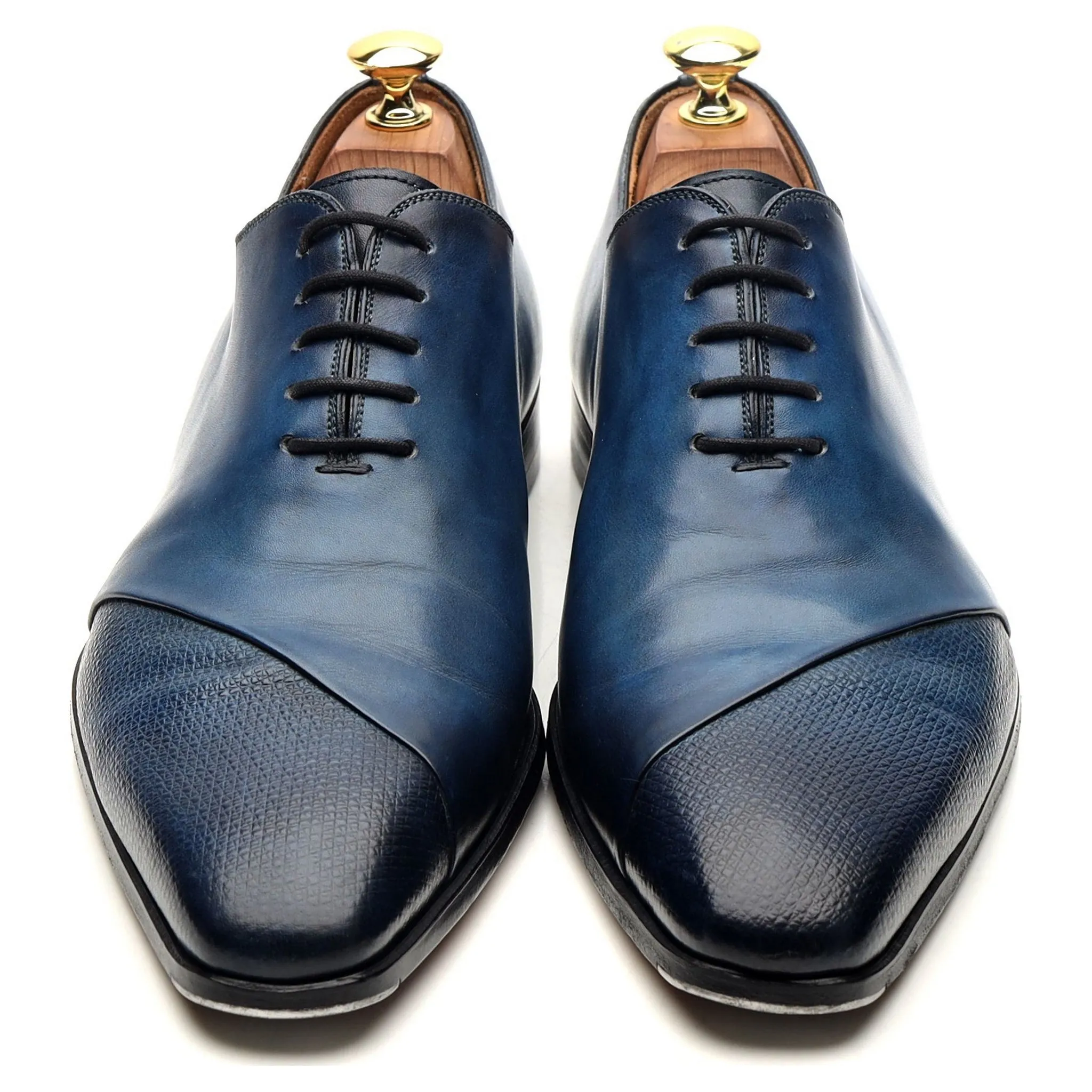 Blue Leather Oxford UK 7.5 EU 41.5