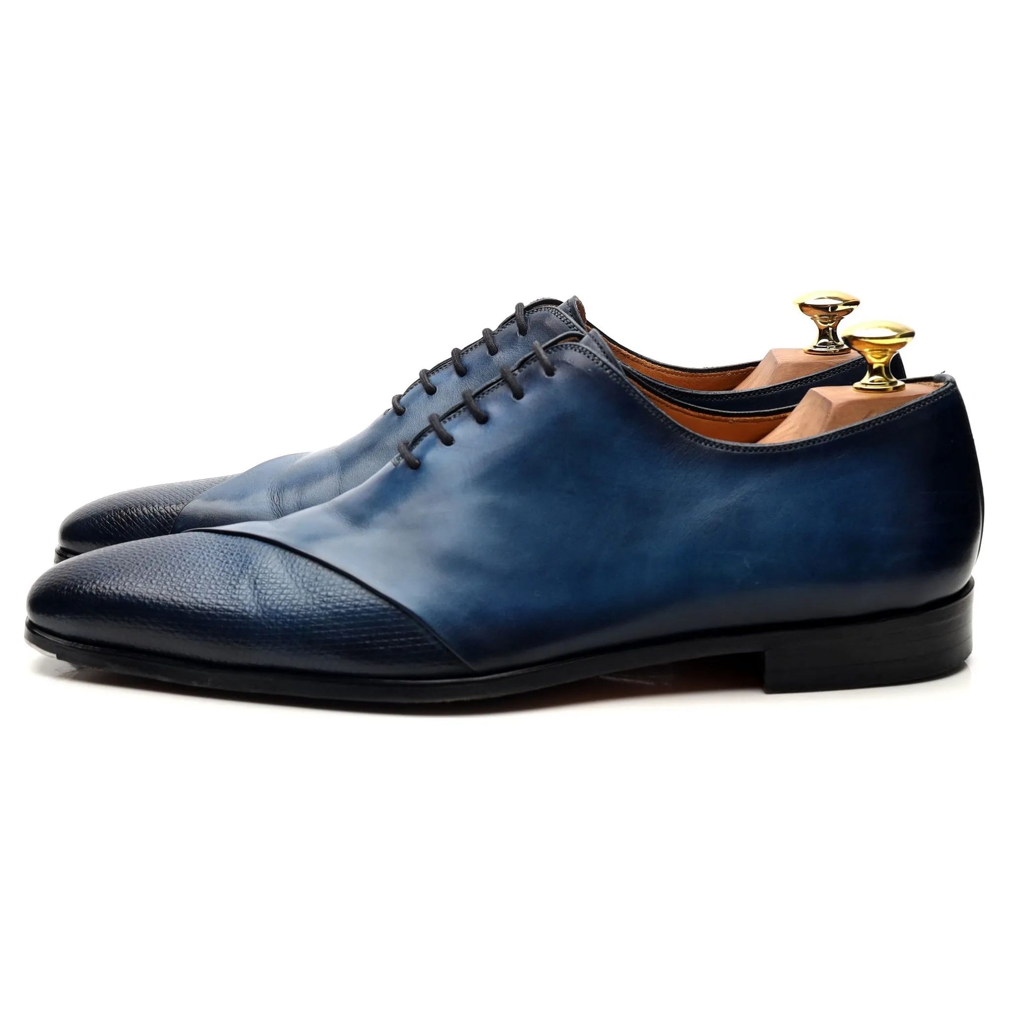 Blue Leather Oxford UK 7.5 EU 41.5