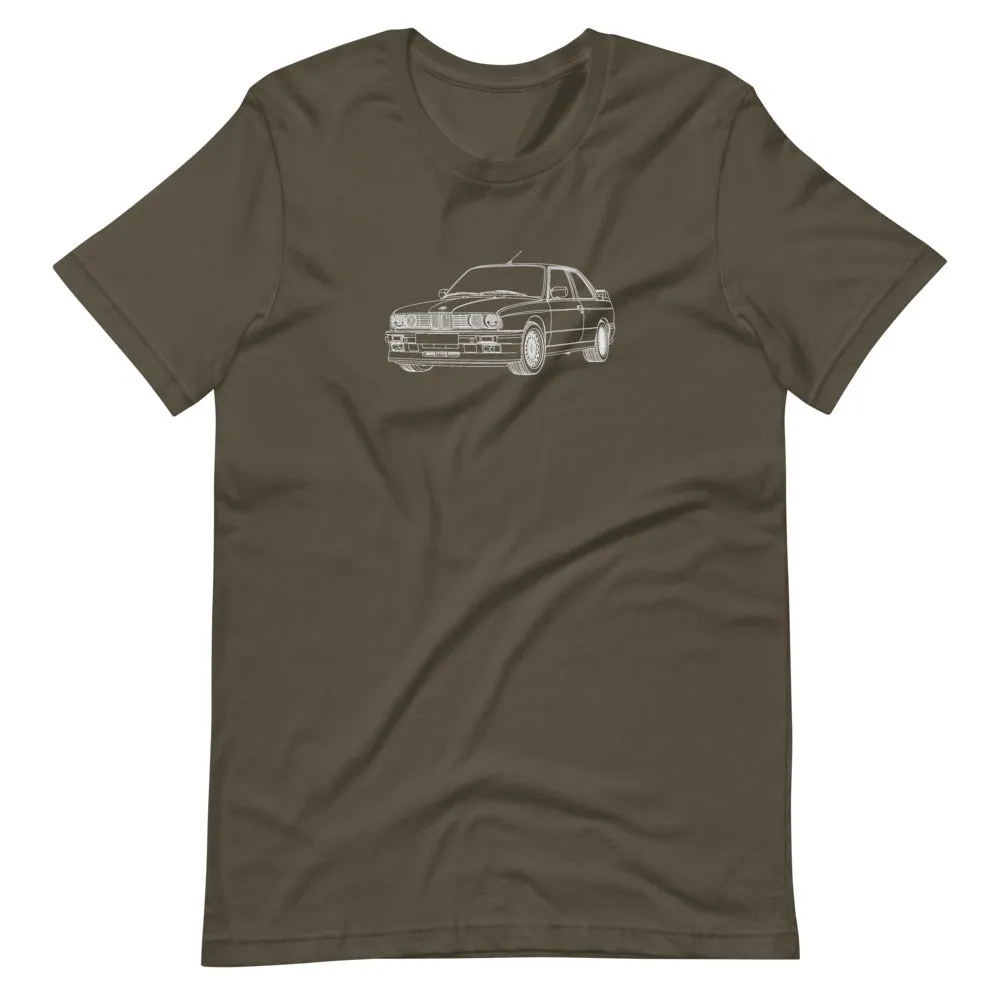 BMW E30 M3 Outline T-shirt - Front View