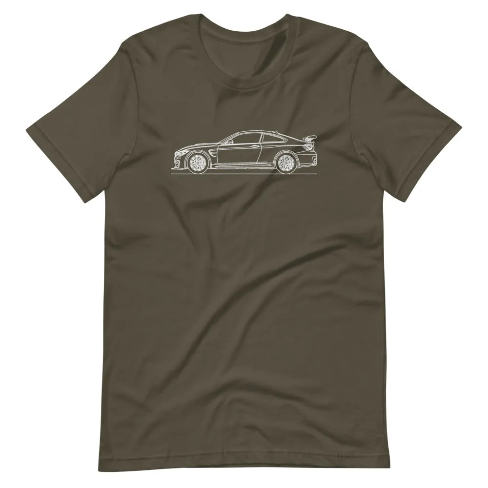 BMW F82 M4 GTS silhouette t-shirt
