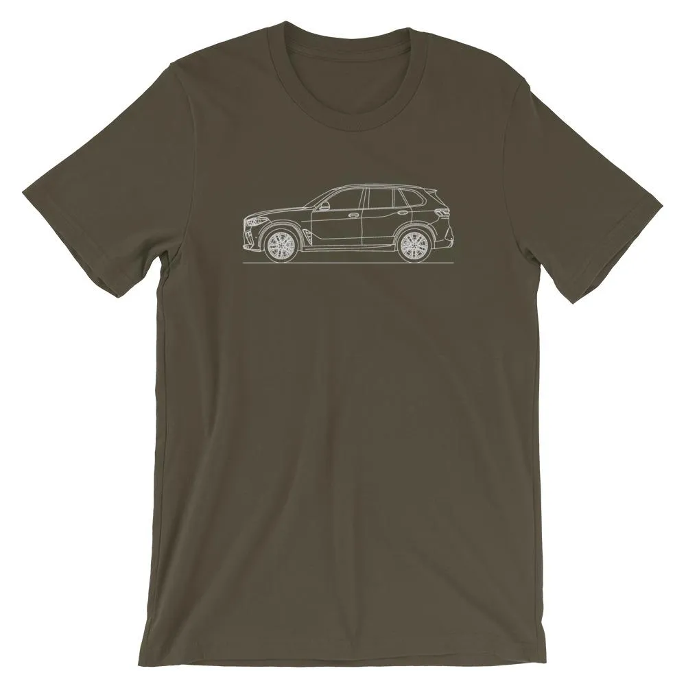BMW F95 X5 M Competition silhouette T-shirt