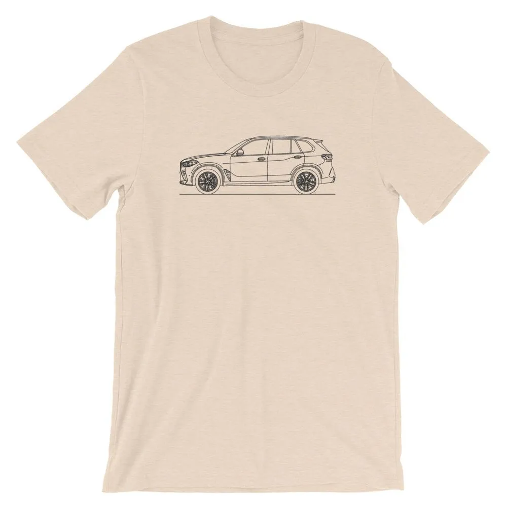 BMW F95 X5 M Competition silhouette T-shirt