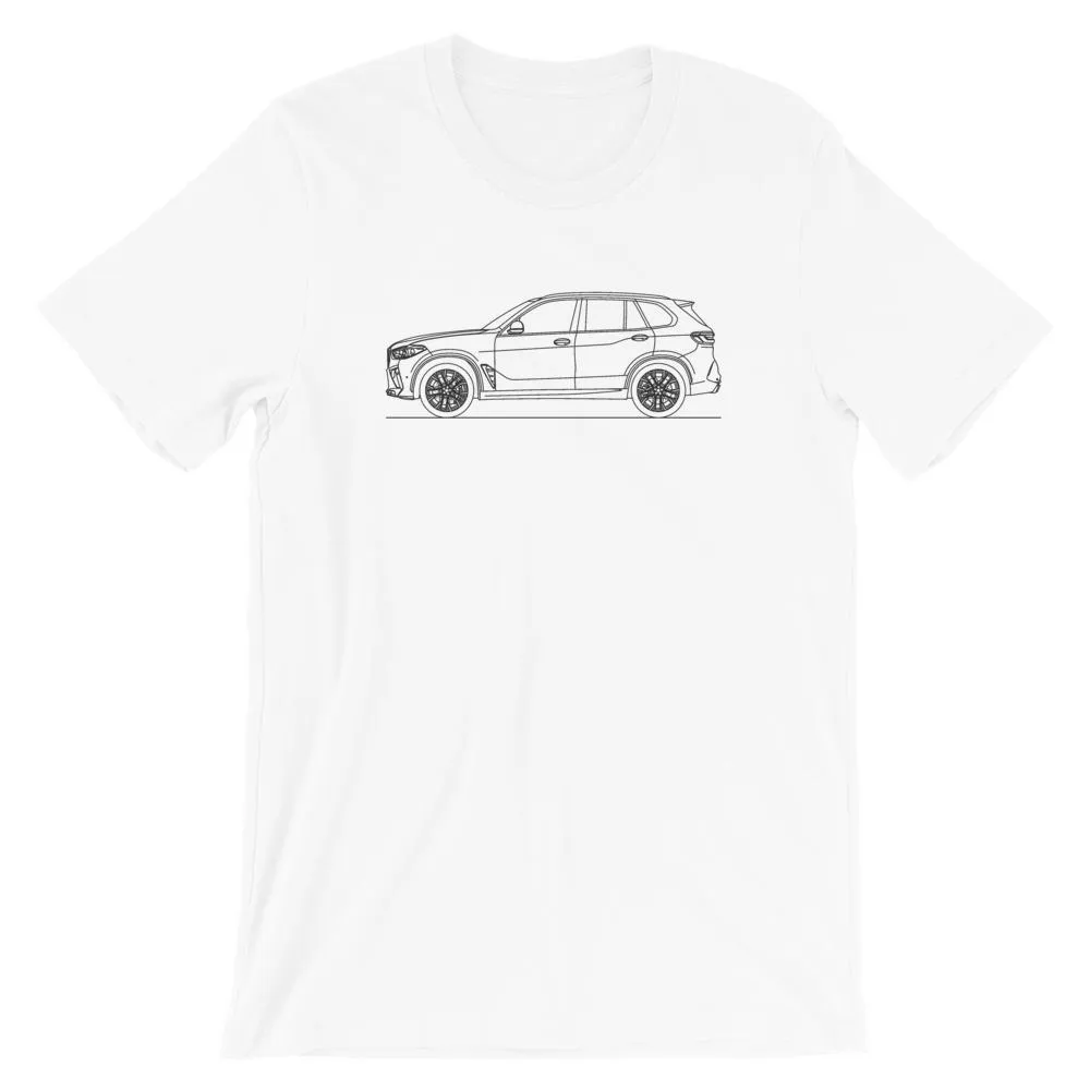 BMW F95 X5 M Competition silhouette T-shirt