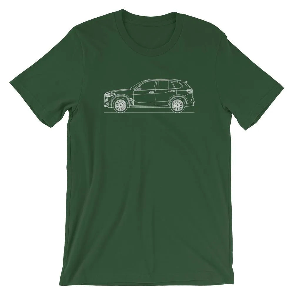 BMW F95 X5 M Competition silhouette T-shirt