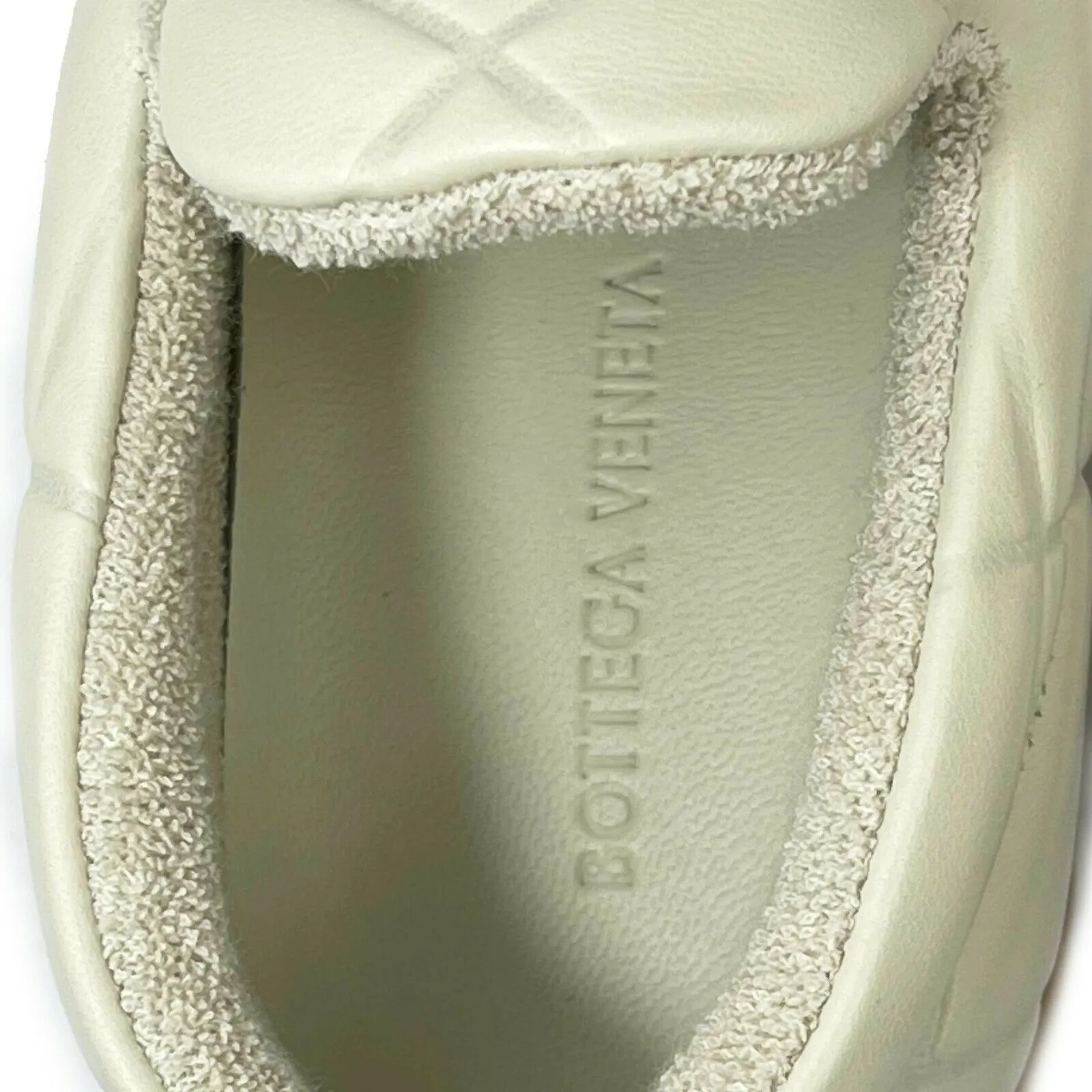 Bottega Veneta - New - The Quilt Sneakers - Wax -Off White - IT 39.5 - US 9.5