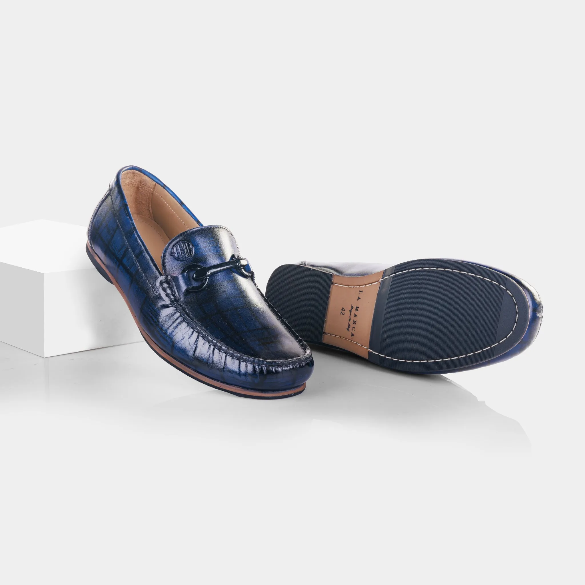 Boxter Moccasin(Ink Blue)