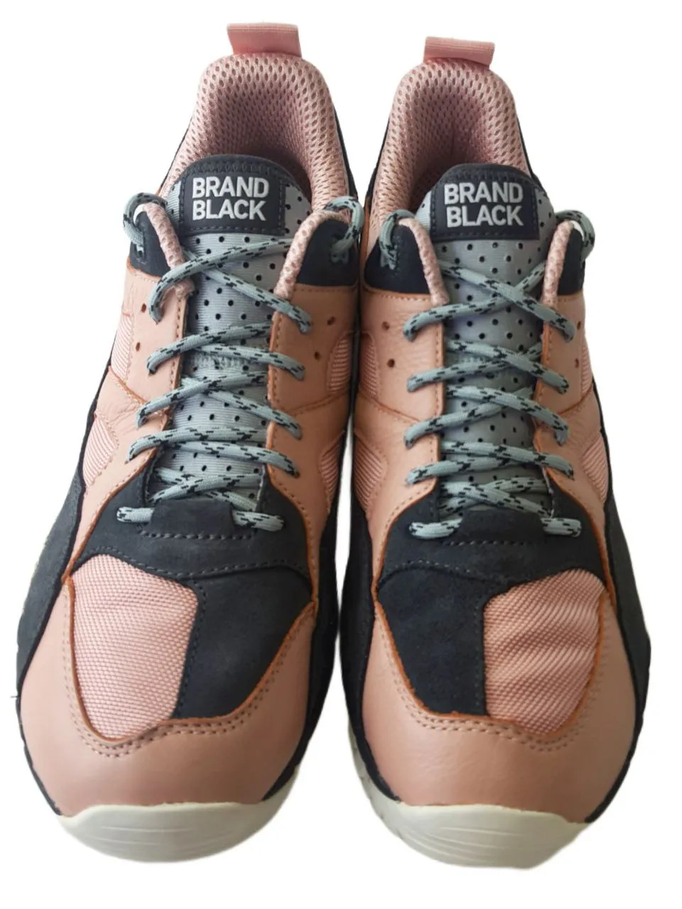 BRANDBLACK Men's Pink Leather Cresta Lace Up Sneaker #475BB 11 NWB