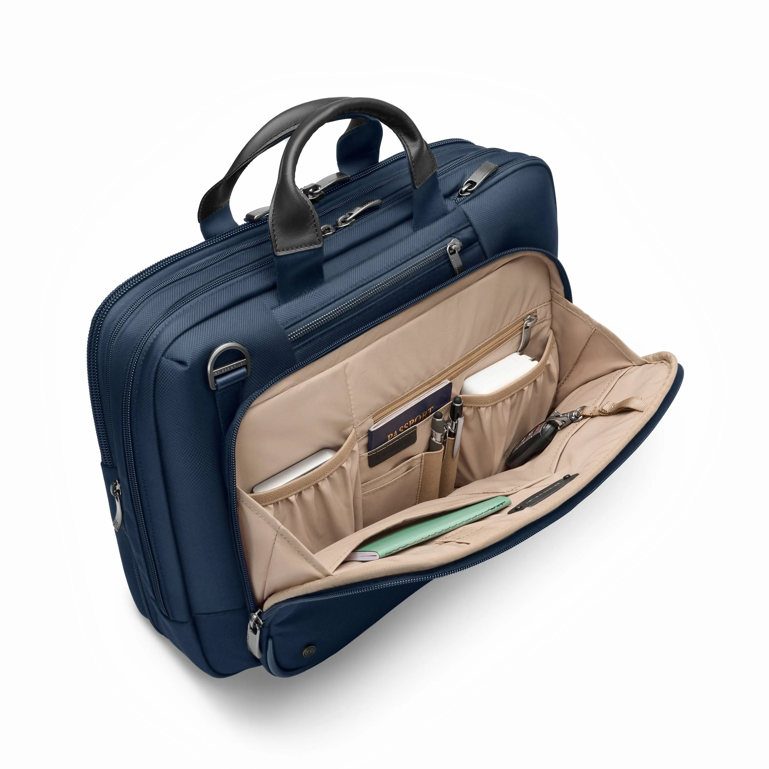 Briggs and Riley @work Medium Expandable Brief - Navy