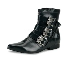 BROGUE-06  Black Nappa Vegan Leather
