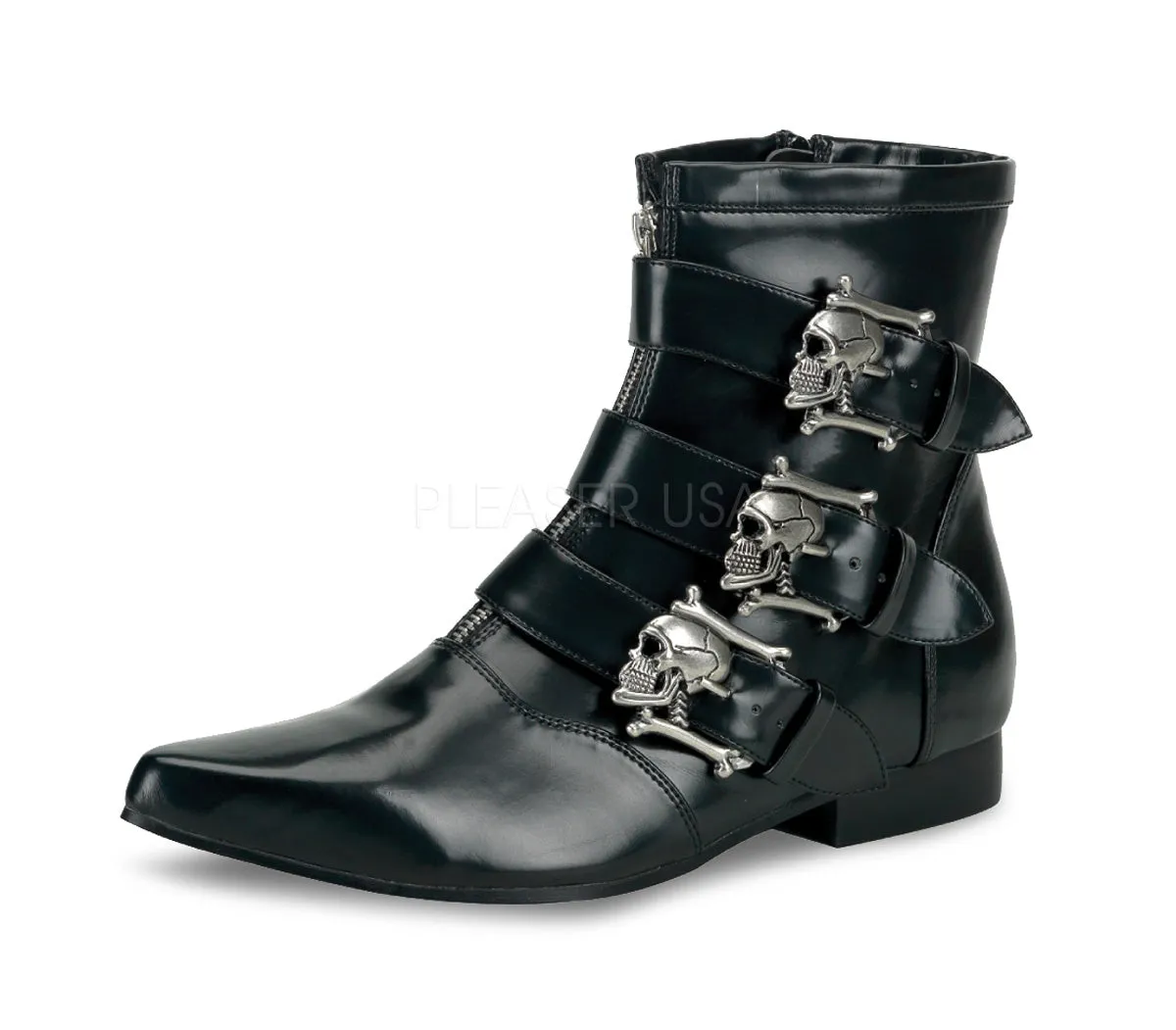 BROGUE-06  Black Nappa Vegan Leather