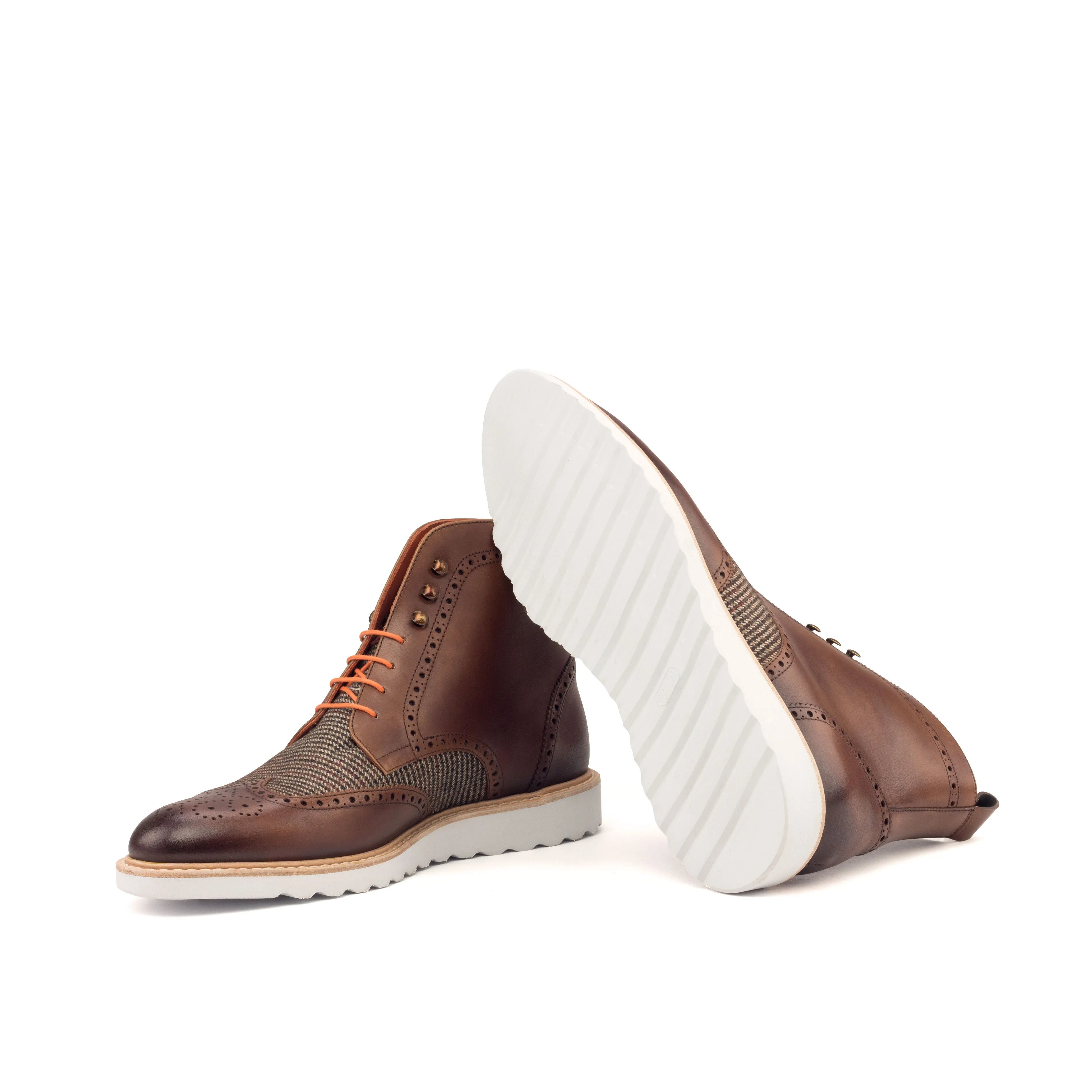 Brogue Boot • Multi Tweed