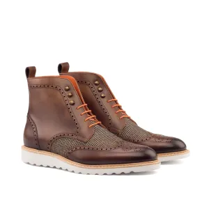 Brogue Boot • Multi Tweed