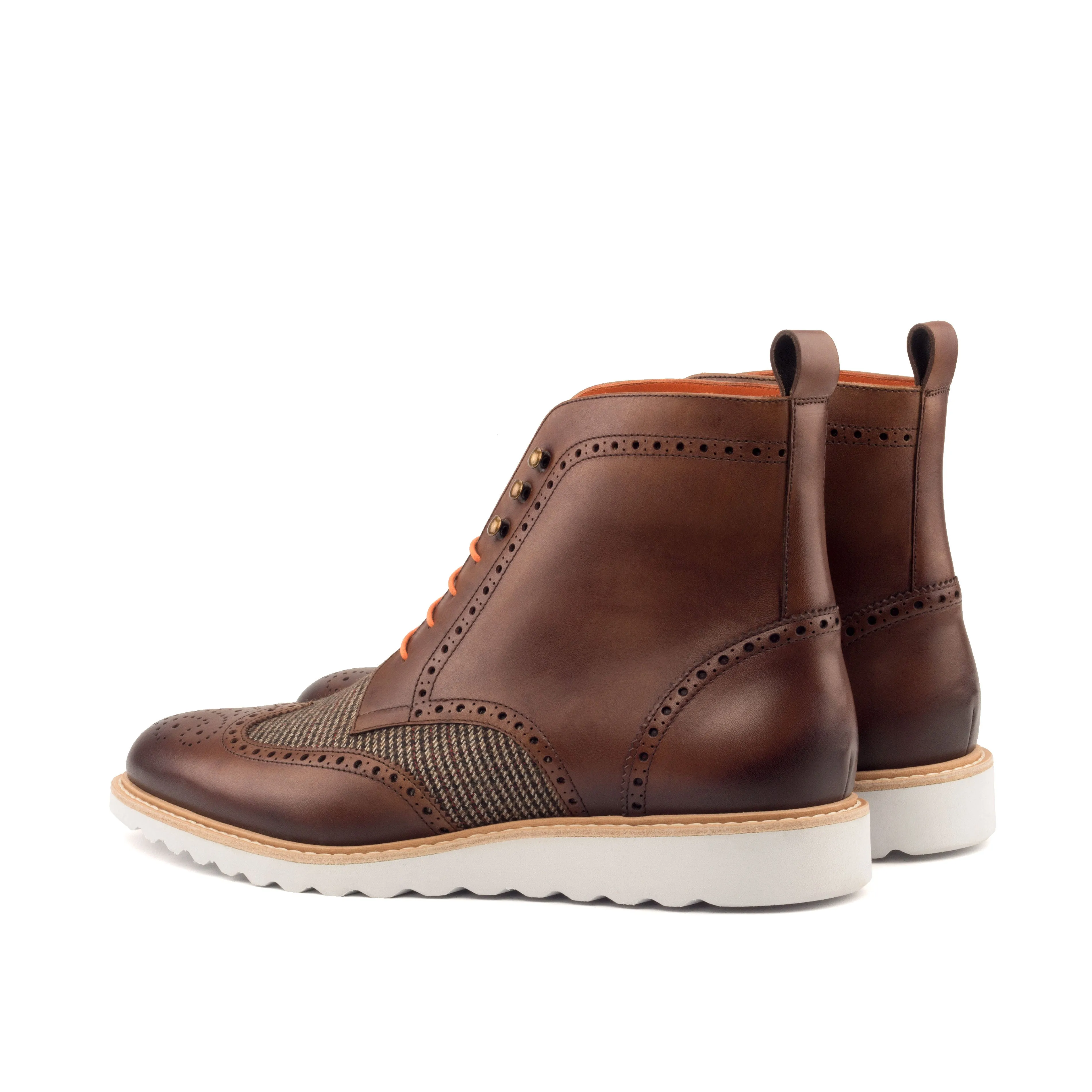 Brogue Boot • Multi Tweed