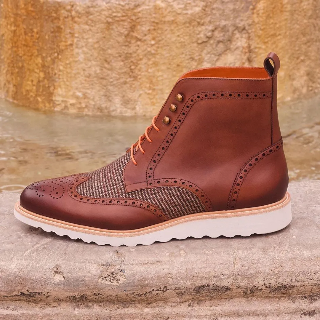 Brogue Boot • Multi Tweed