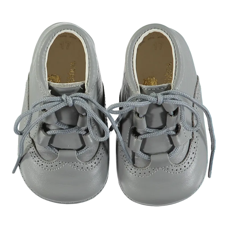 Brontee Grey Baby Booties size 18