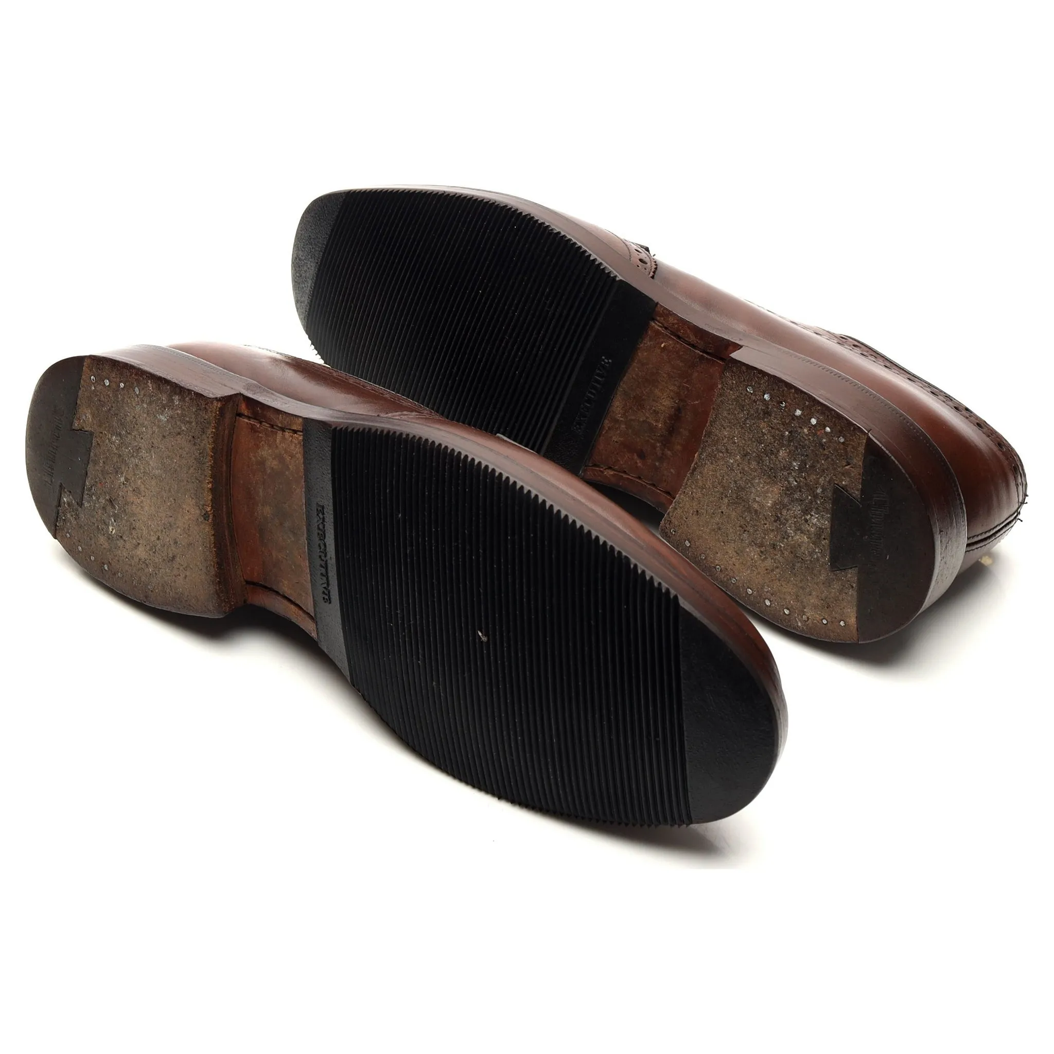 'Brookland' Brown Leather Derby Brogue UK 7 F
