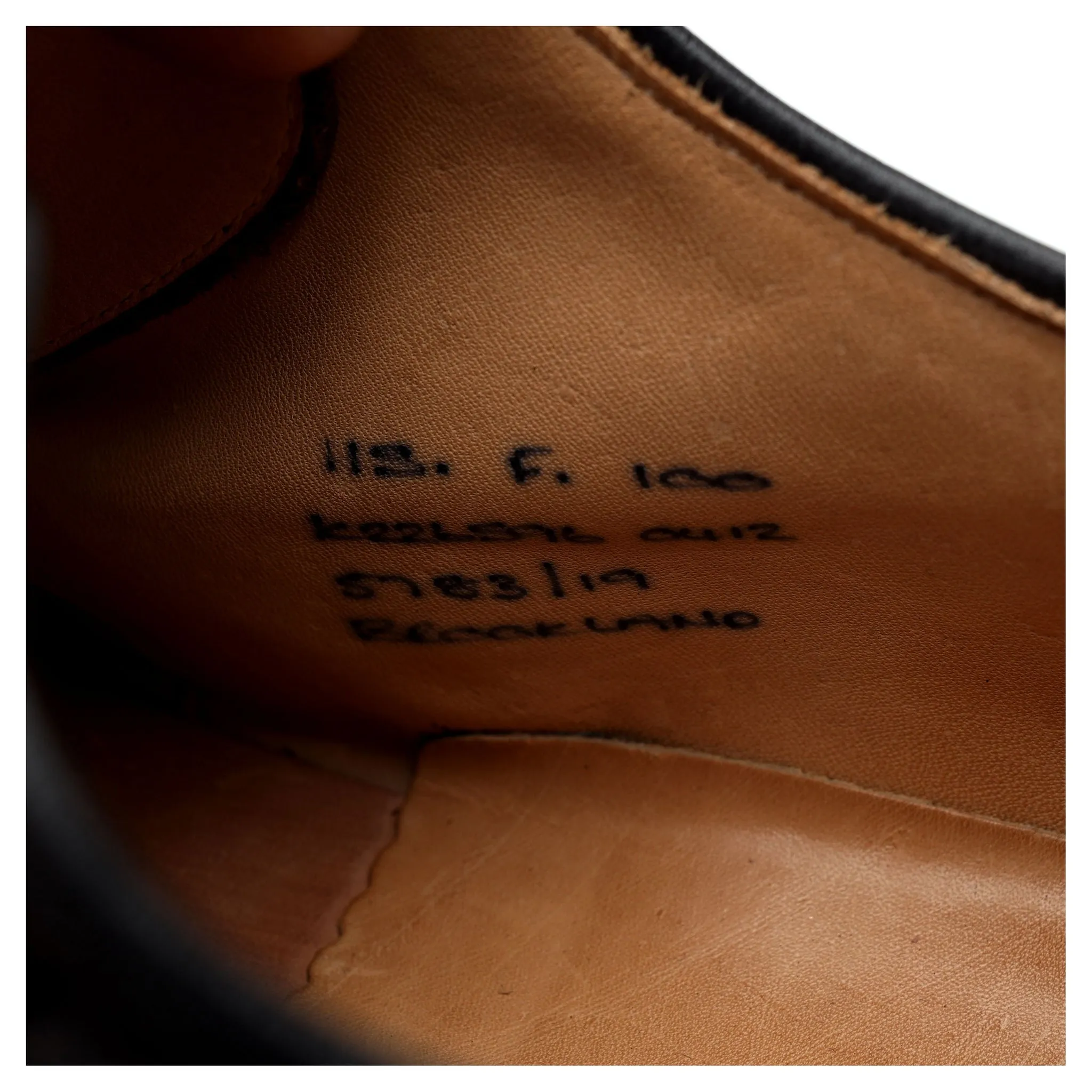 'Brookland' Dark Brown Leather Derby Brogue UK 11.5 F