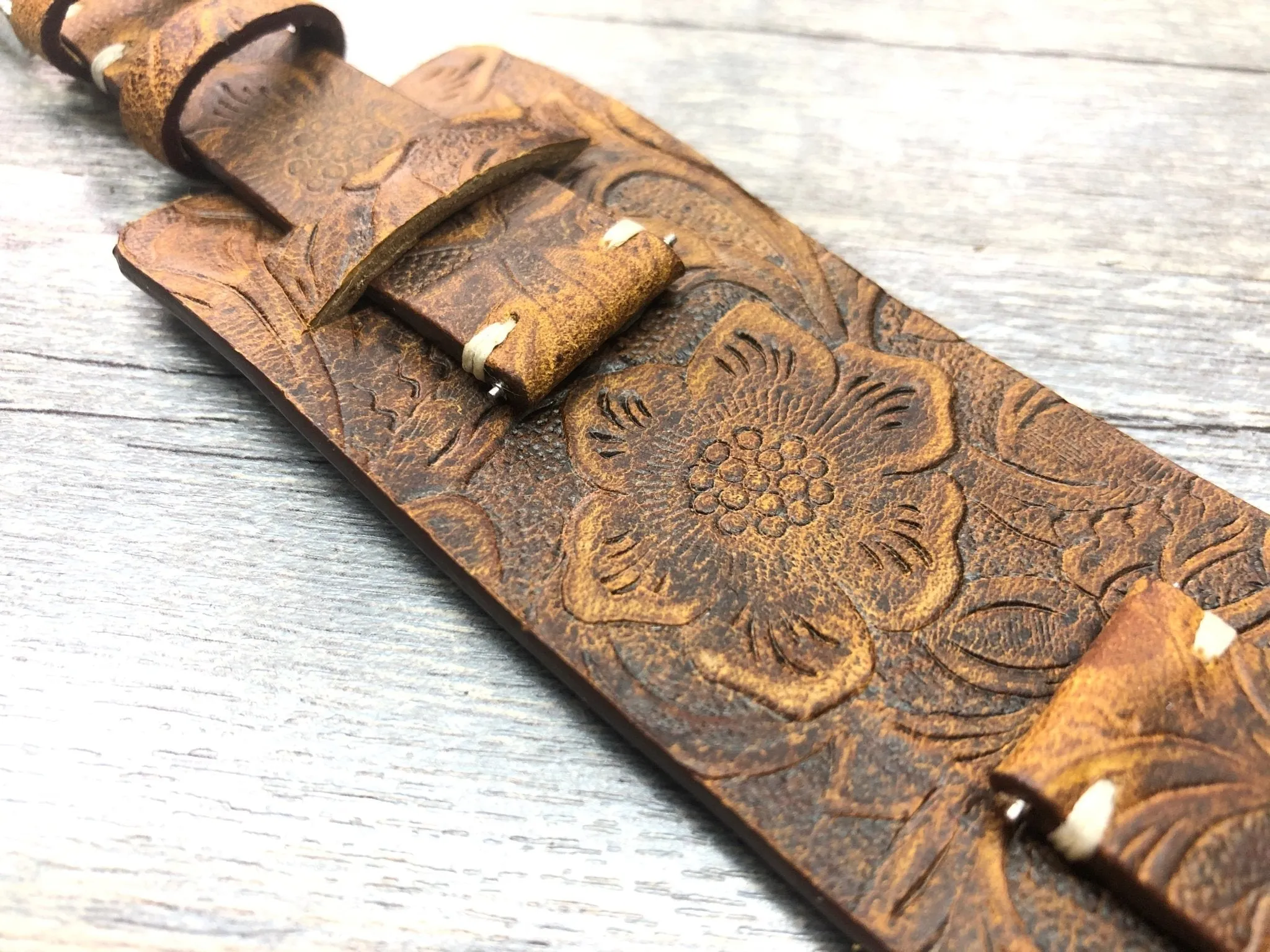 Brown Genuine Leather Bund Strap 18mm 19mm 20mm, Leather Engraving Watch Band, wrist watch band replacement for 21mm lug, Christmas Gift ideas for Husband