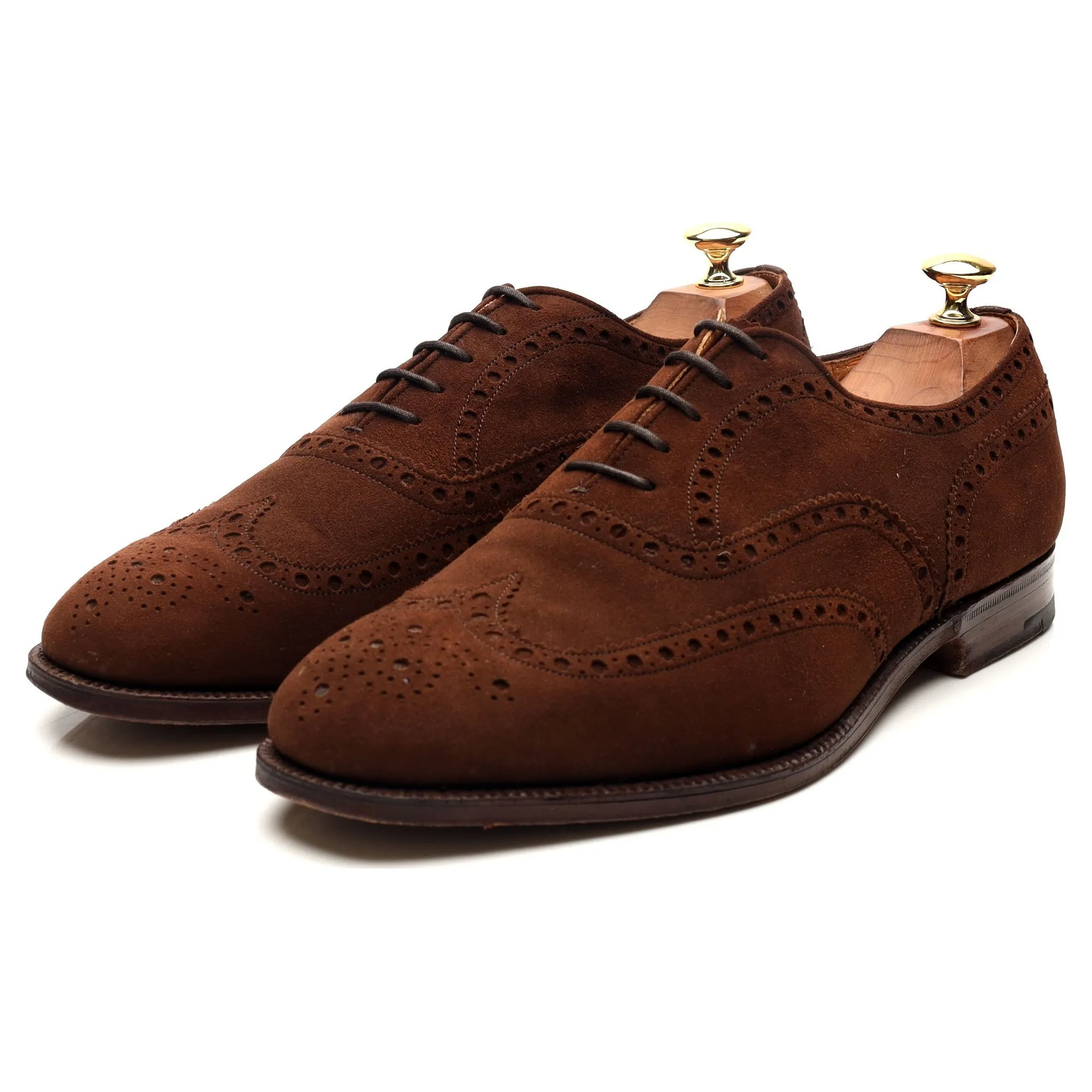 'Buck' Brown Suede Oxford UK 9.5 G