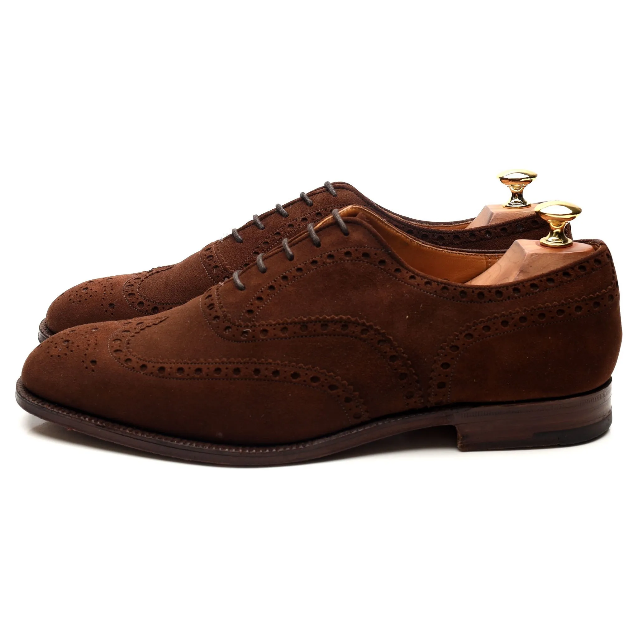 'Buck' Brown Suede Oxford UK 9.5 G