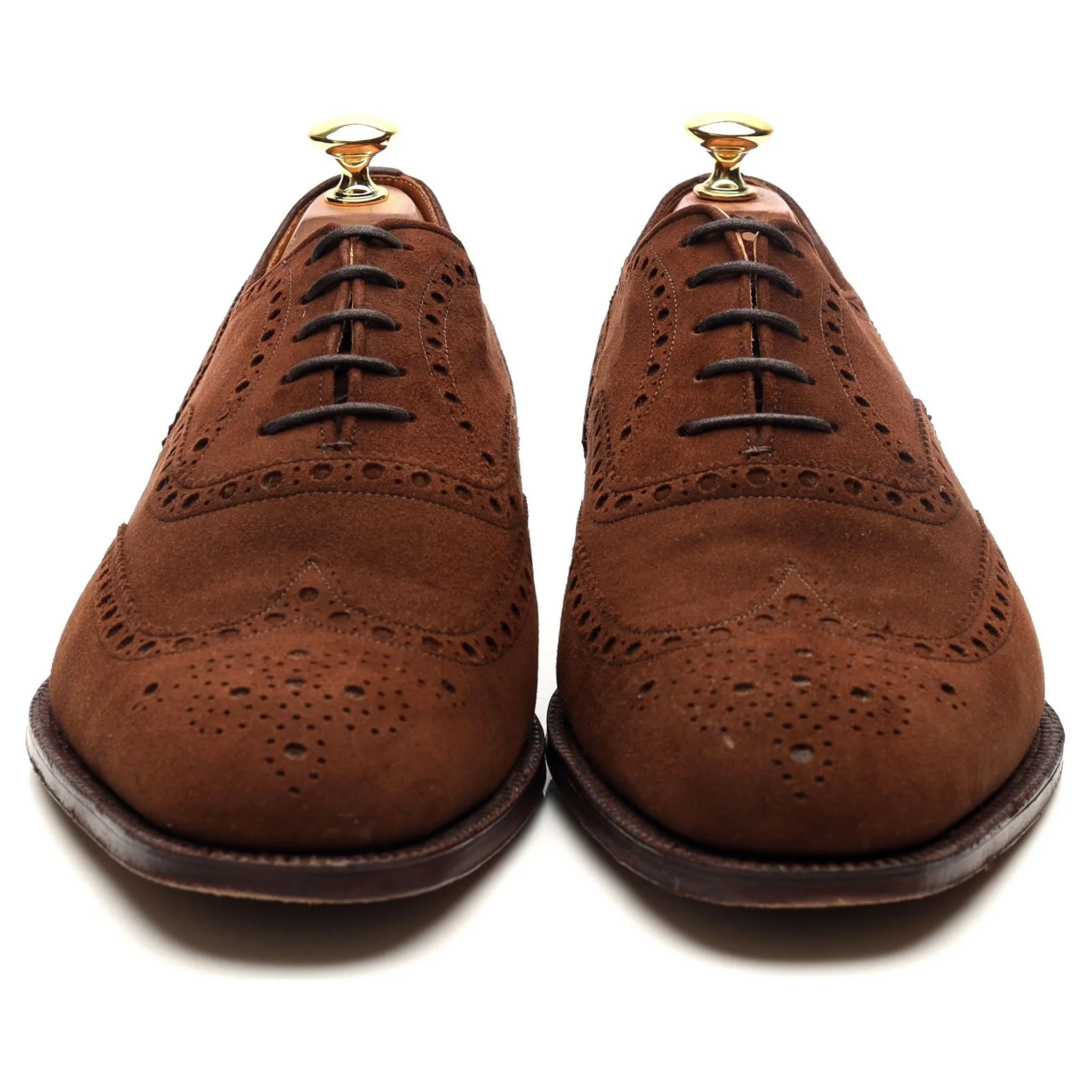 'Buck' Brown Suede Oxford UK 9.5 G